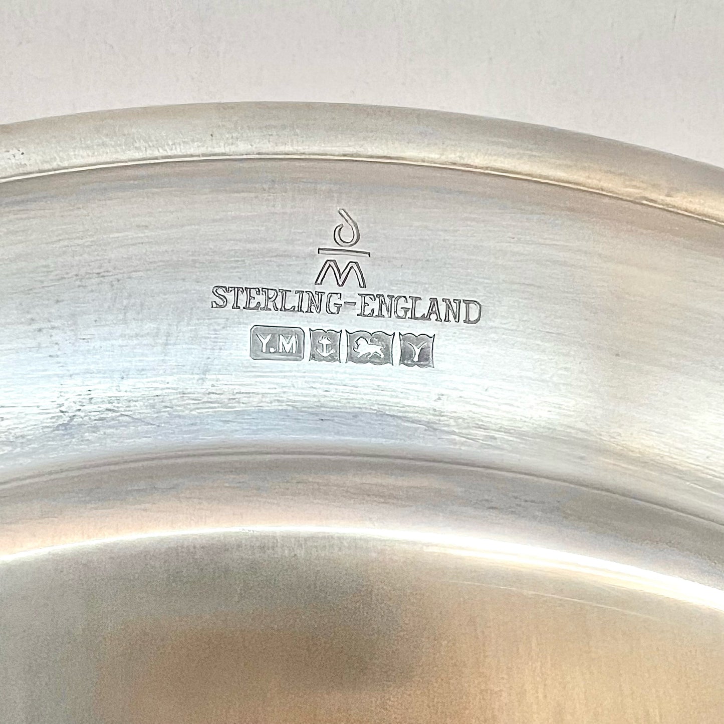Vintage English Yorkshire Mint limited edition sterling silver plate