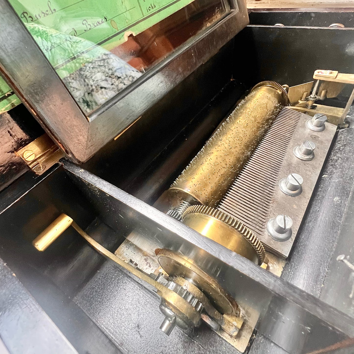 Rare antique French music box in working order circa 1885 by Jerome Thibouville Lamy, 4 Airs