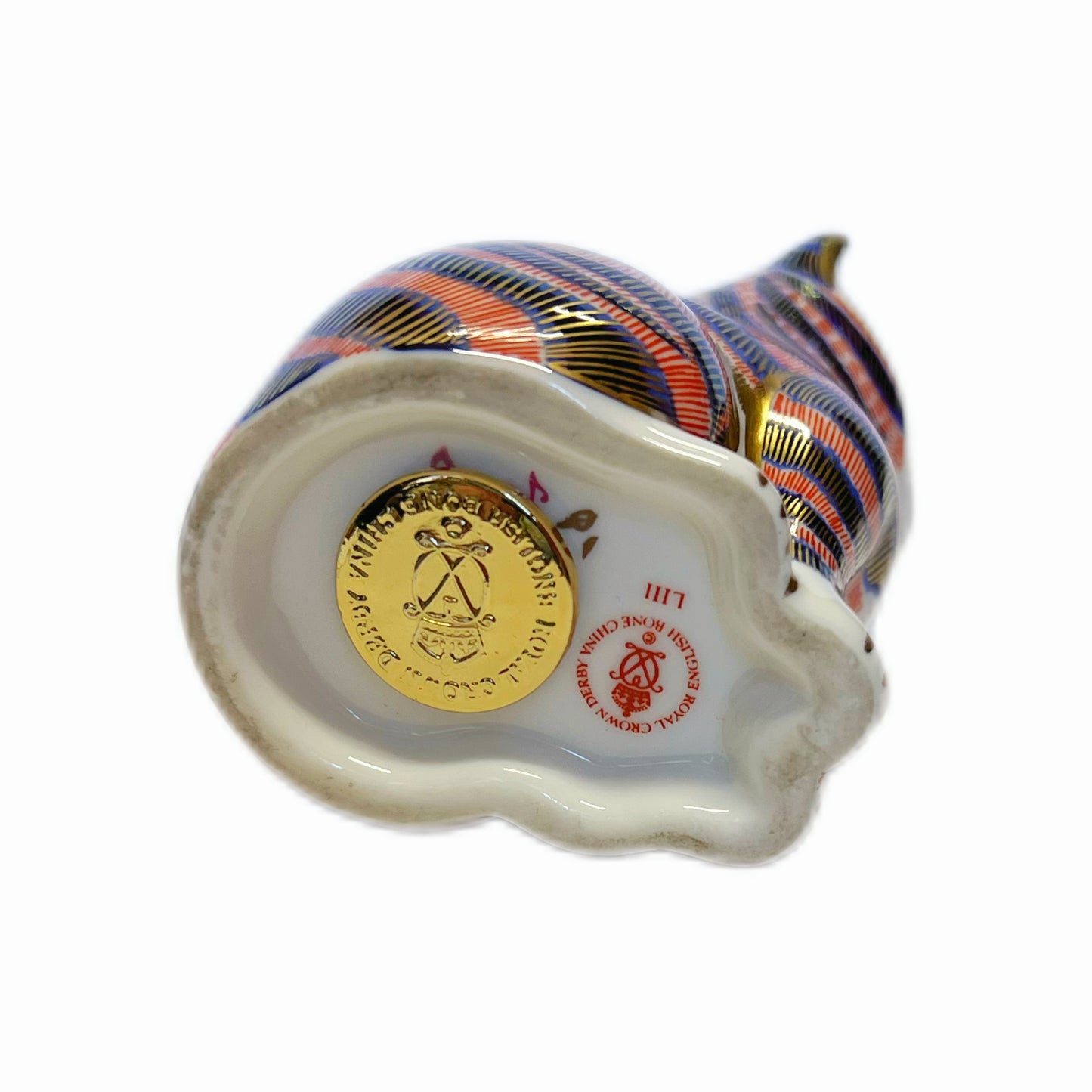 Vintage Royal Crown Derby 1990 1st quality ‘Kitten’ paperweight figurine