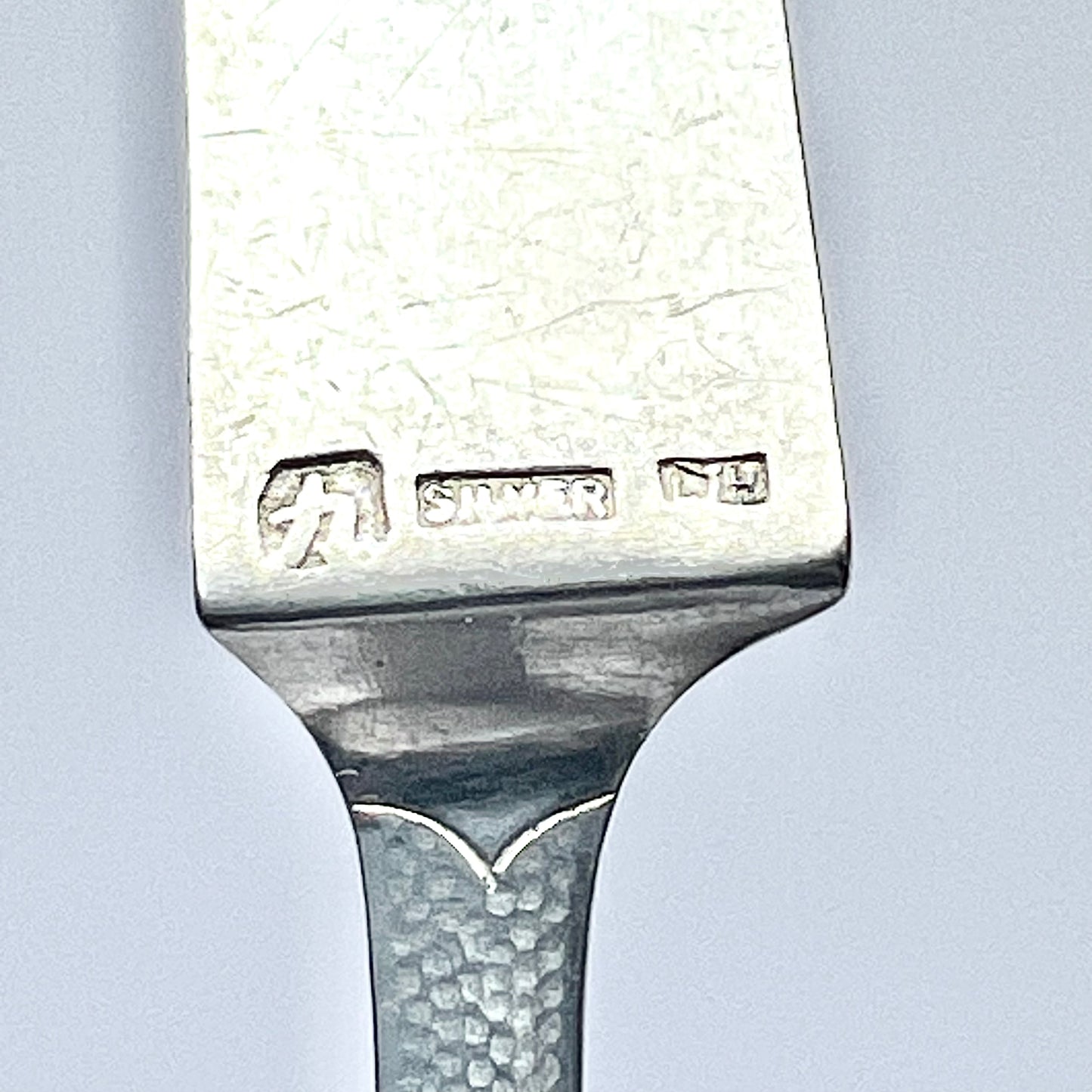 Antique Chinese export silver butter spreader, circa late 19th century to 20th century