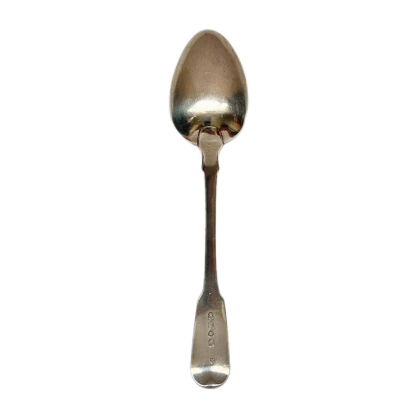 Antique George IV sterling silver spoon. London, 1825, William Seaman