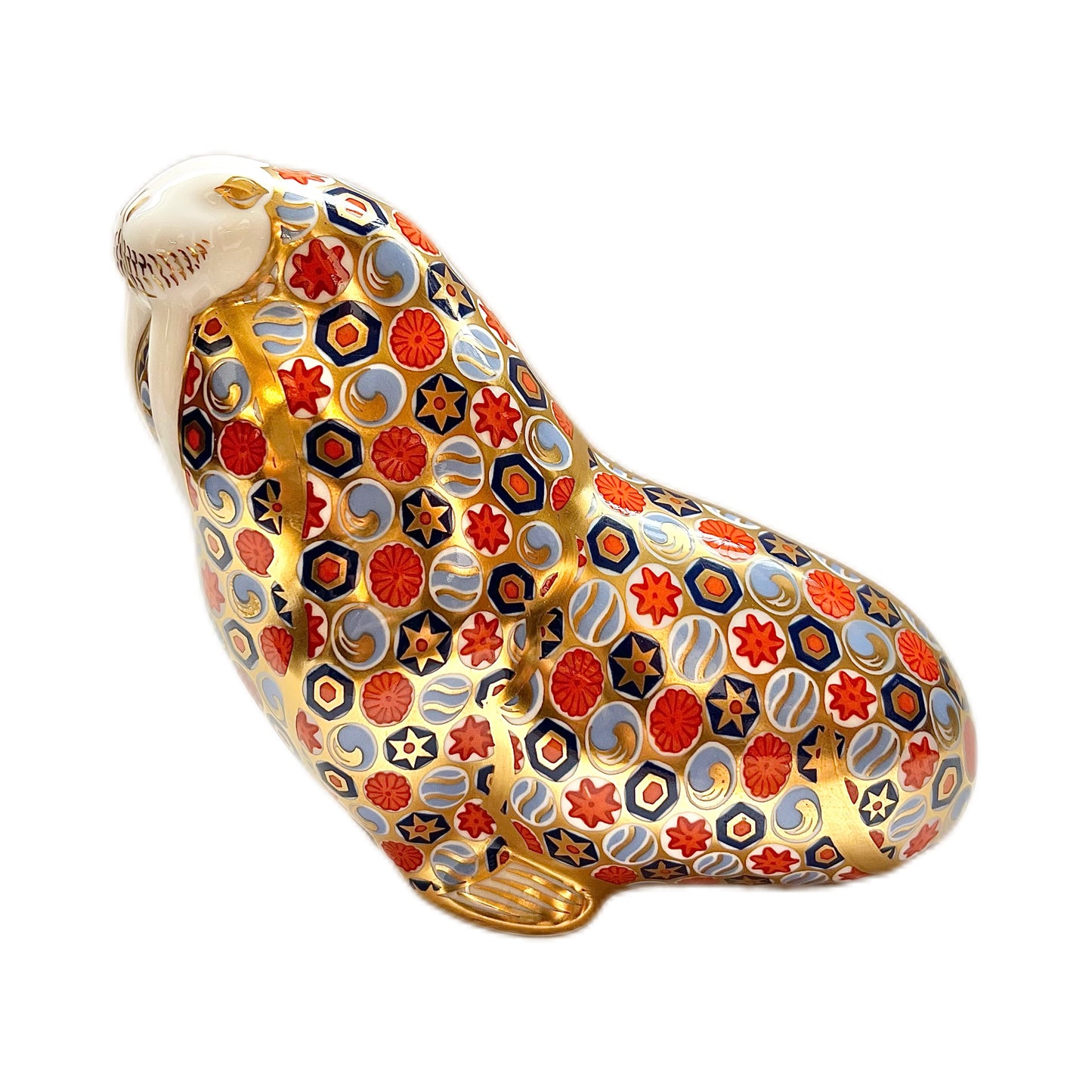 Rare Royal Crown Derby Walrus figurine circa 1987