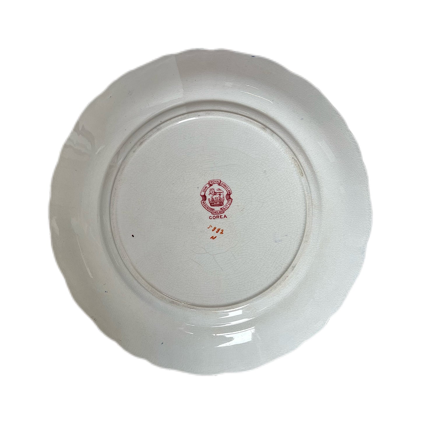 Antique Wedgwood Corea pattern plate, circa 1900s