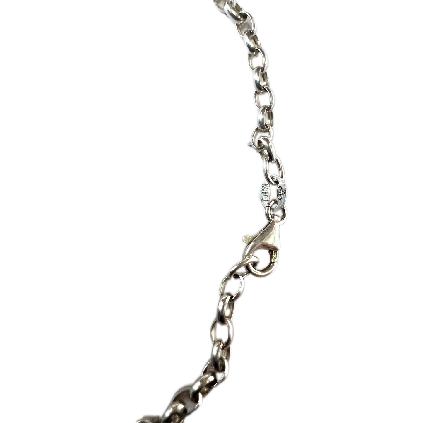 Michael Hill sterling silver 70cm belcher chain necklace, discontinued version