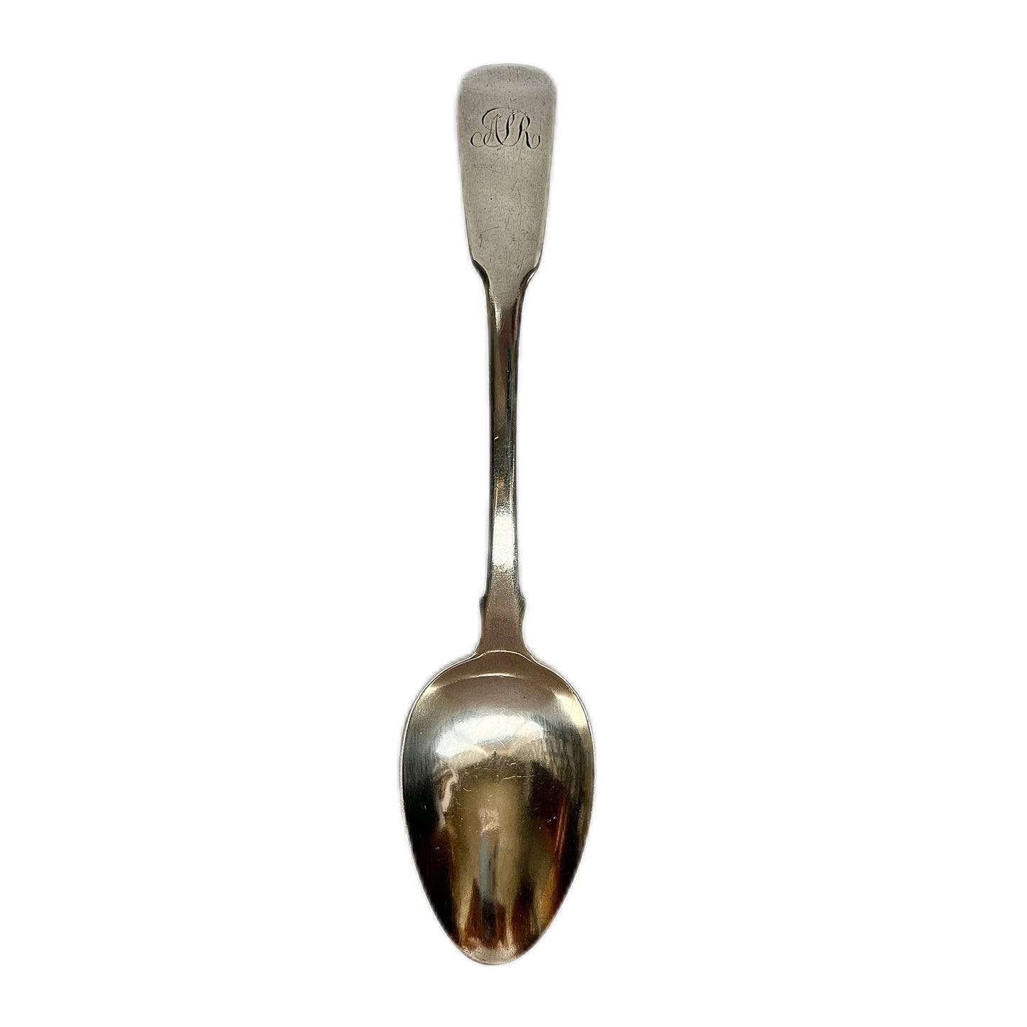 Antique George IV sterling silver spoon. London, 1825, William Seaman