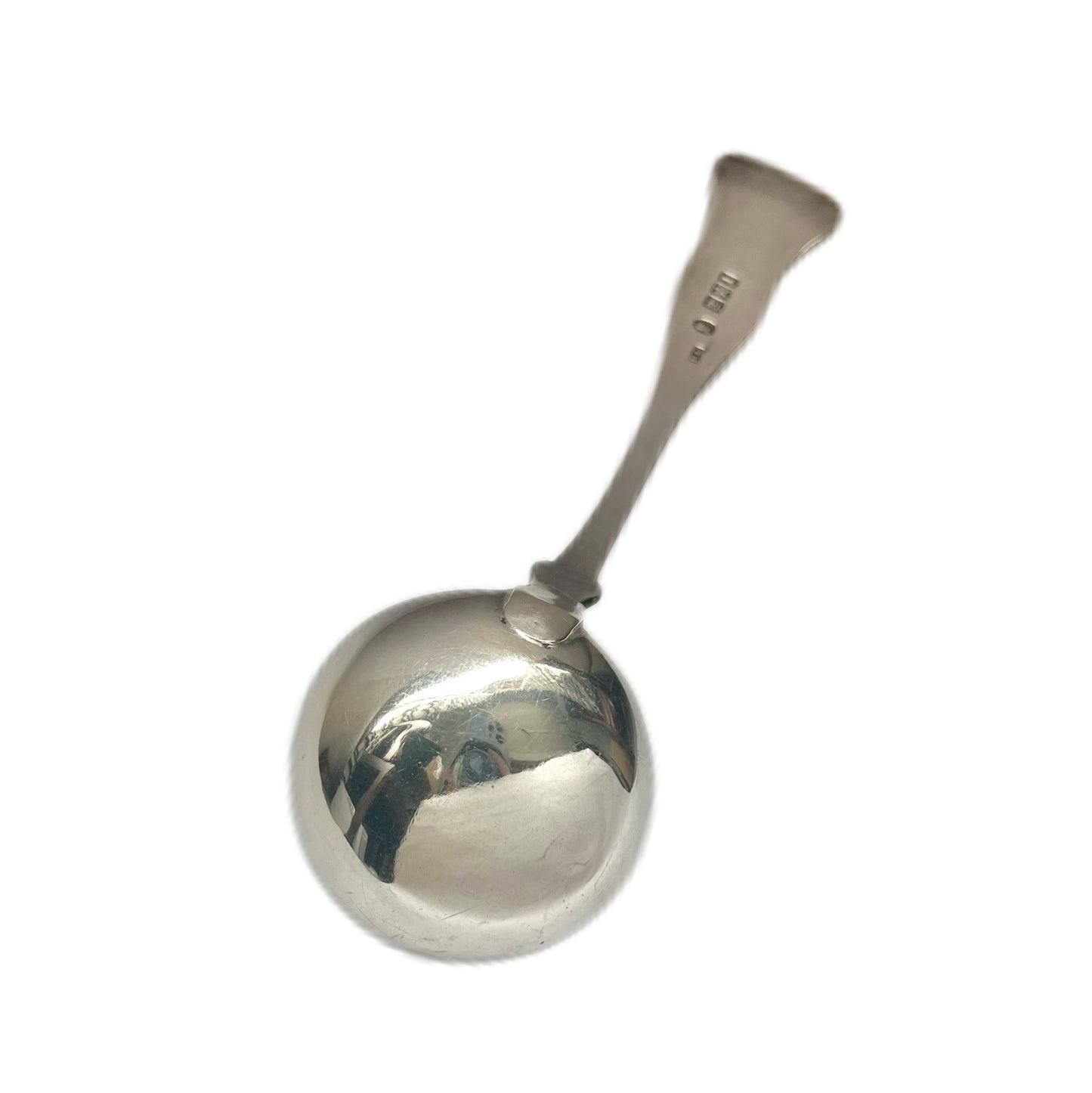 Antique George IV Regency Period Scottish sterling silver sauce ladle Kings Pattern