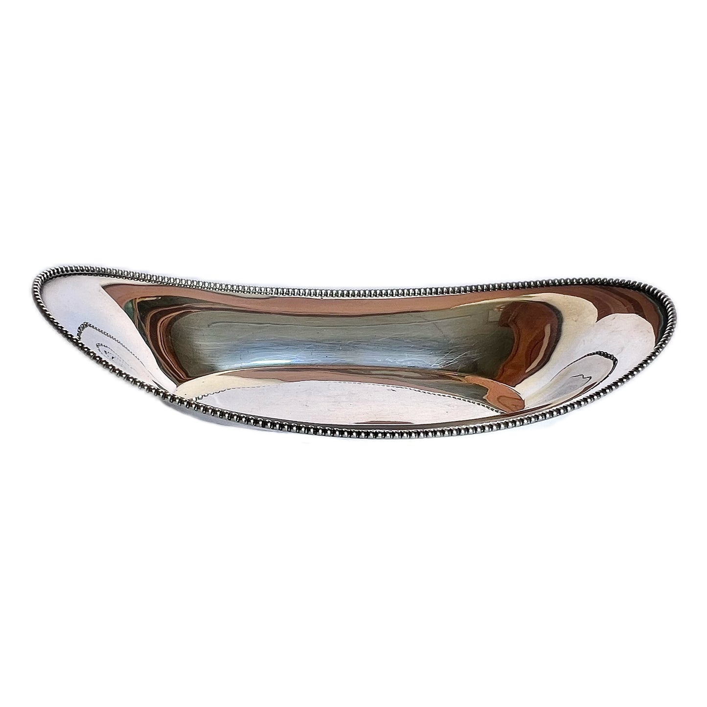Antique American sterling silver neo-classical bread basket by J.E. Caldwell
