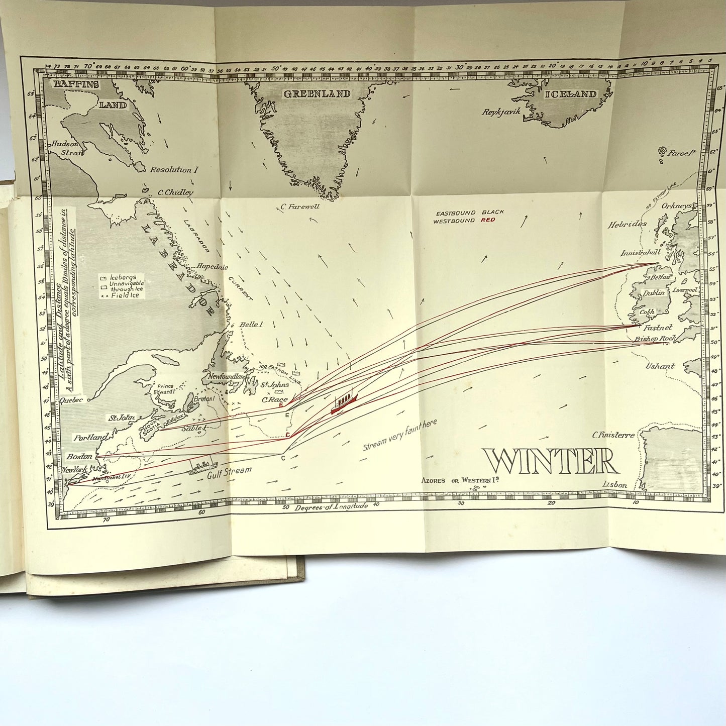 Rare presentation copy of Ship Ahoy! Nautical Notes for Ocean Travellers, hardcover, 1935