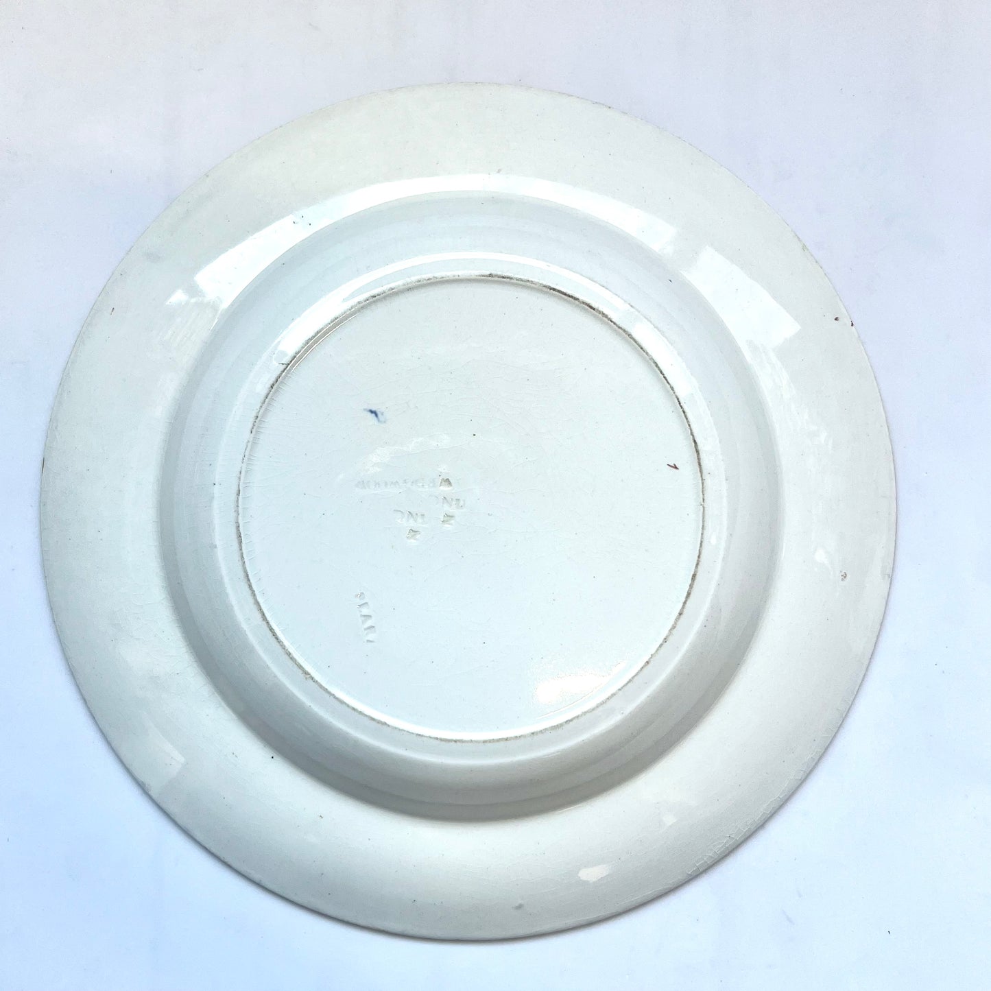 Cuenco para sopa antiguo de loza transfer de Wedgwood, con raros motivos Art Nouveau de damas, Día y Noche.