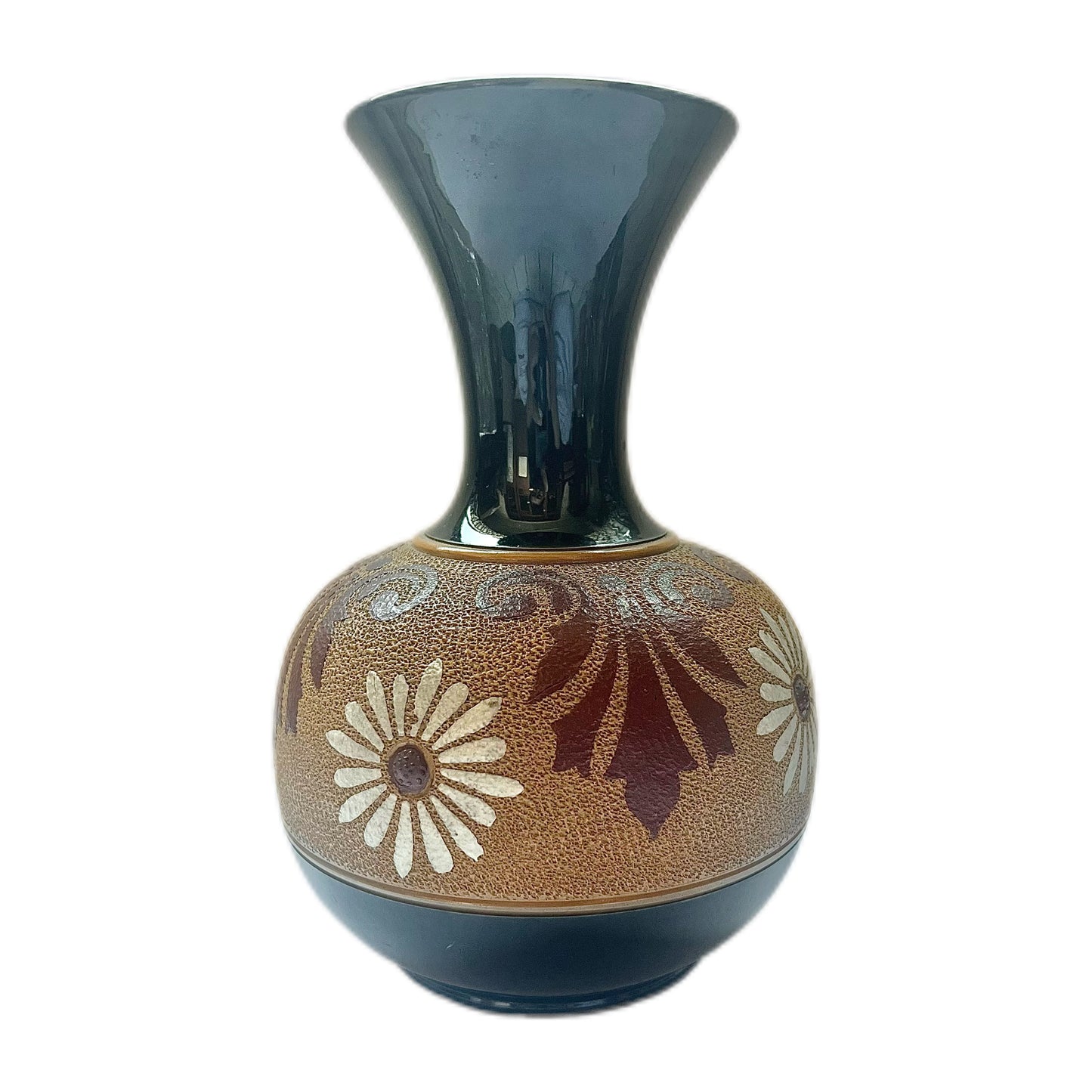 Pair of Art Nouveau stoneware vases, Langley Mill Pottery England