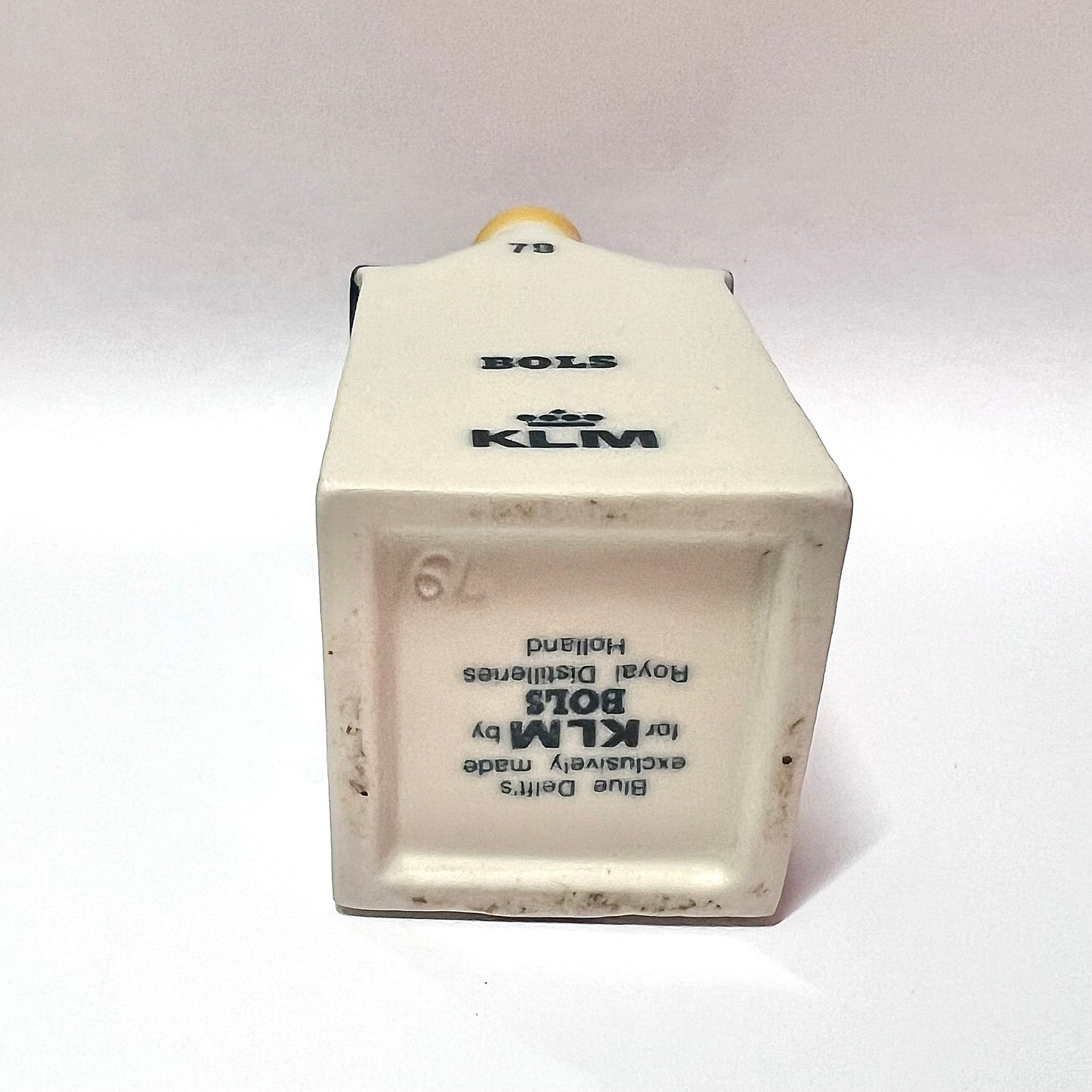 Vintage KLM Delft miniature House 79 novelty decanter