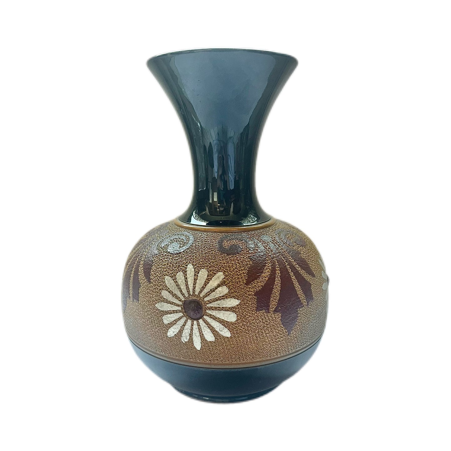 Pair of Art Nouveau stoneware vases, Langley Mill Pottery England