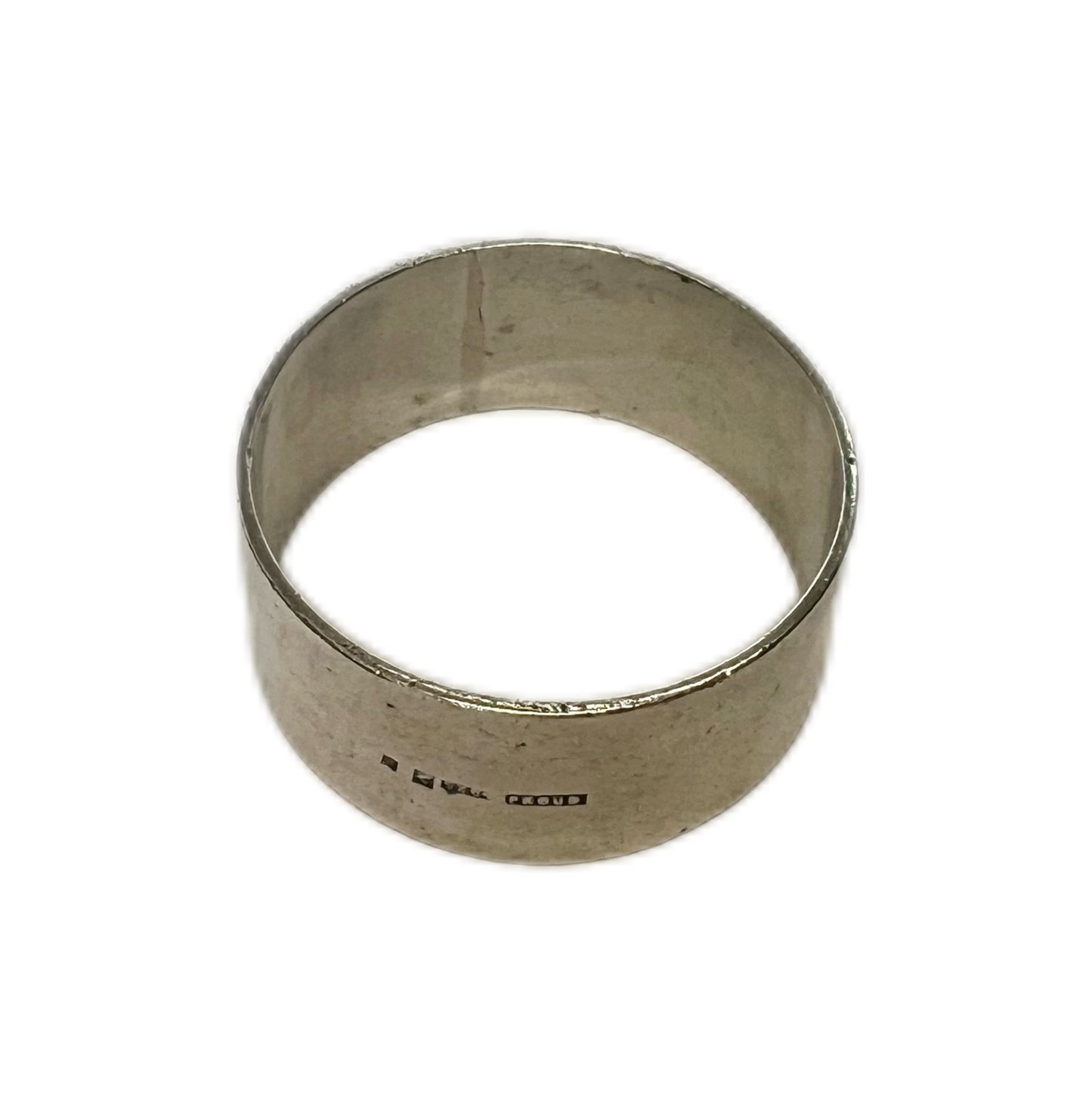 Early to mid 20th century Australian Prouds sterling silver napkin ring