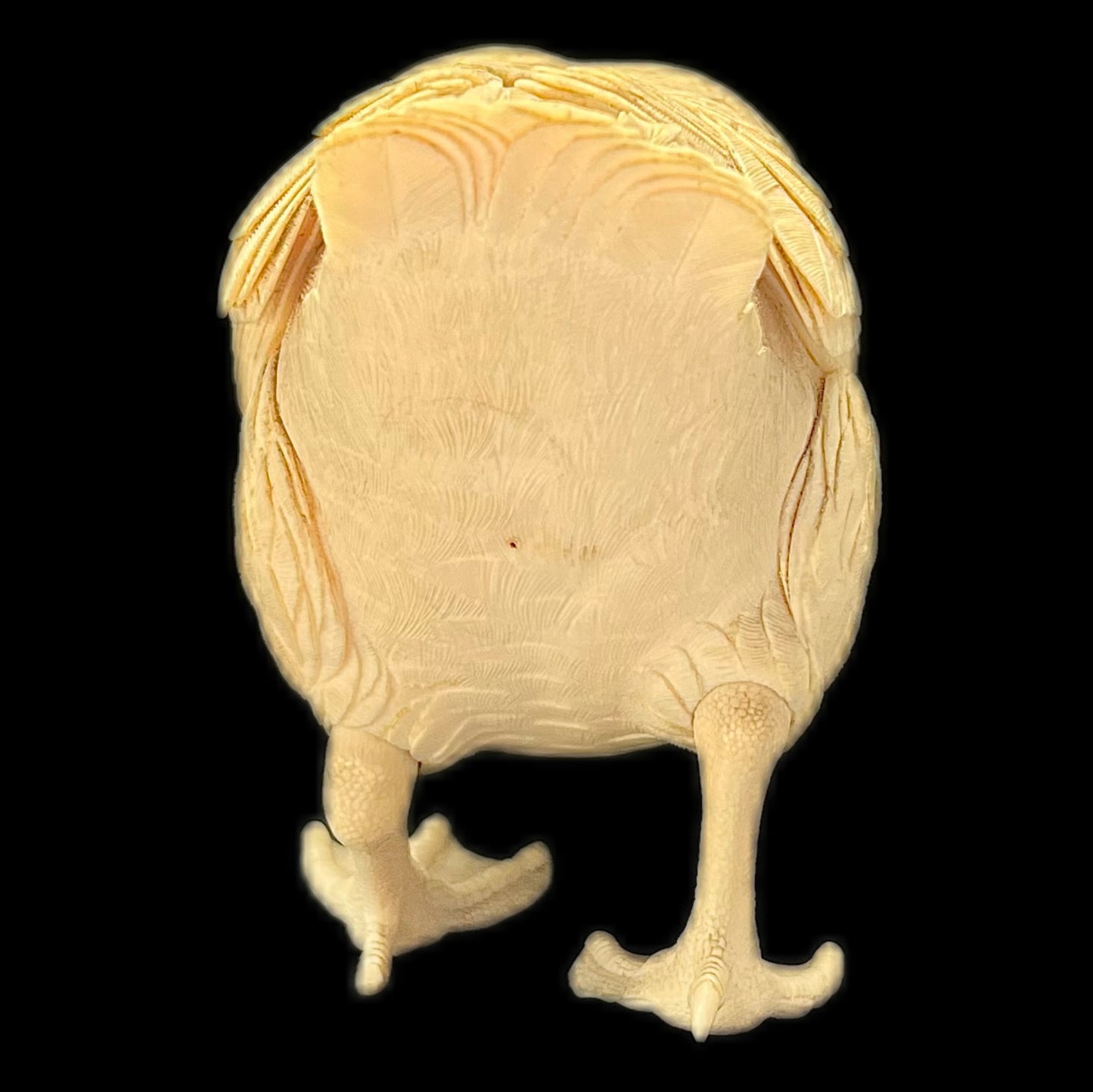 Large and highly important Meiji period Tokyo School ivory duck okimono by Miura Kōfū, Mitsukaze