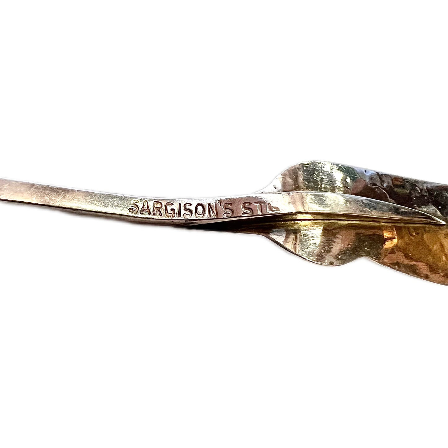 Vintage possibly Antique Australian Sargison’s Arts and Crafts sterling silver spreader