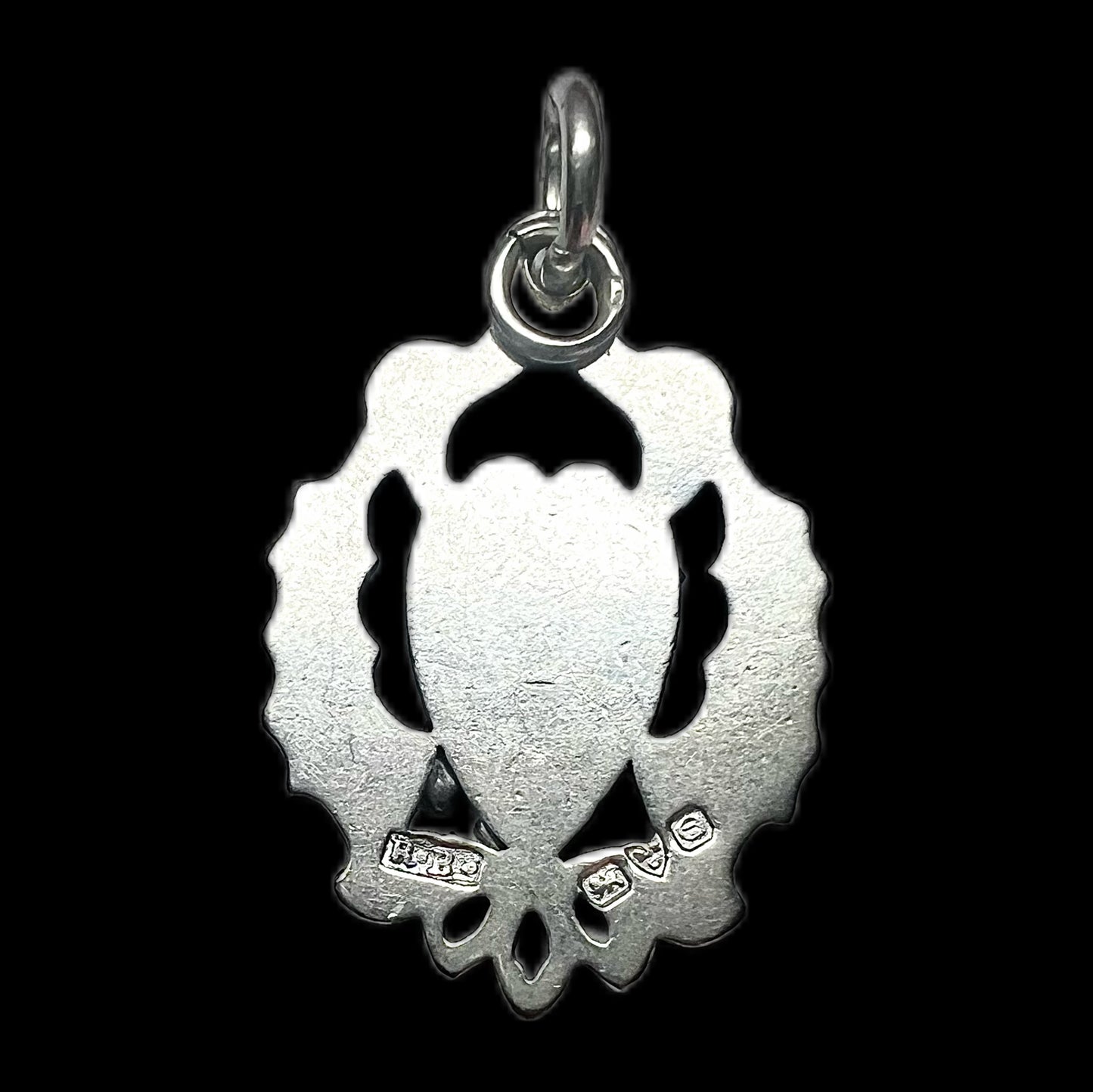Antique Edwardian sterling silver fob medal, 1903