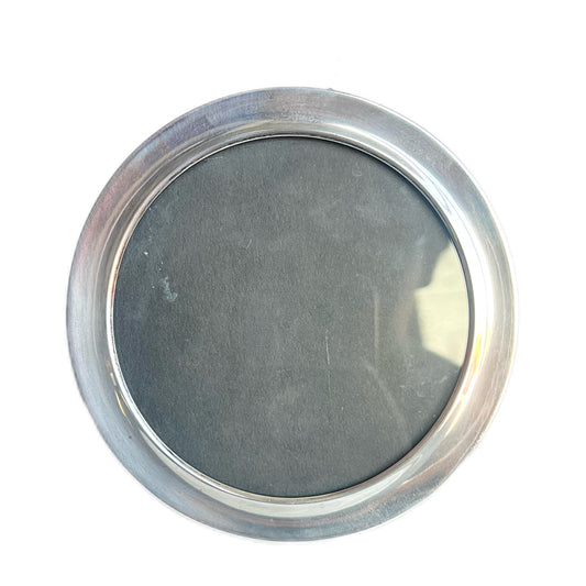 Antique Victorian sterling silver and timber photo frame