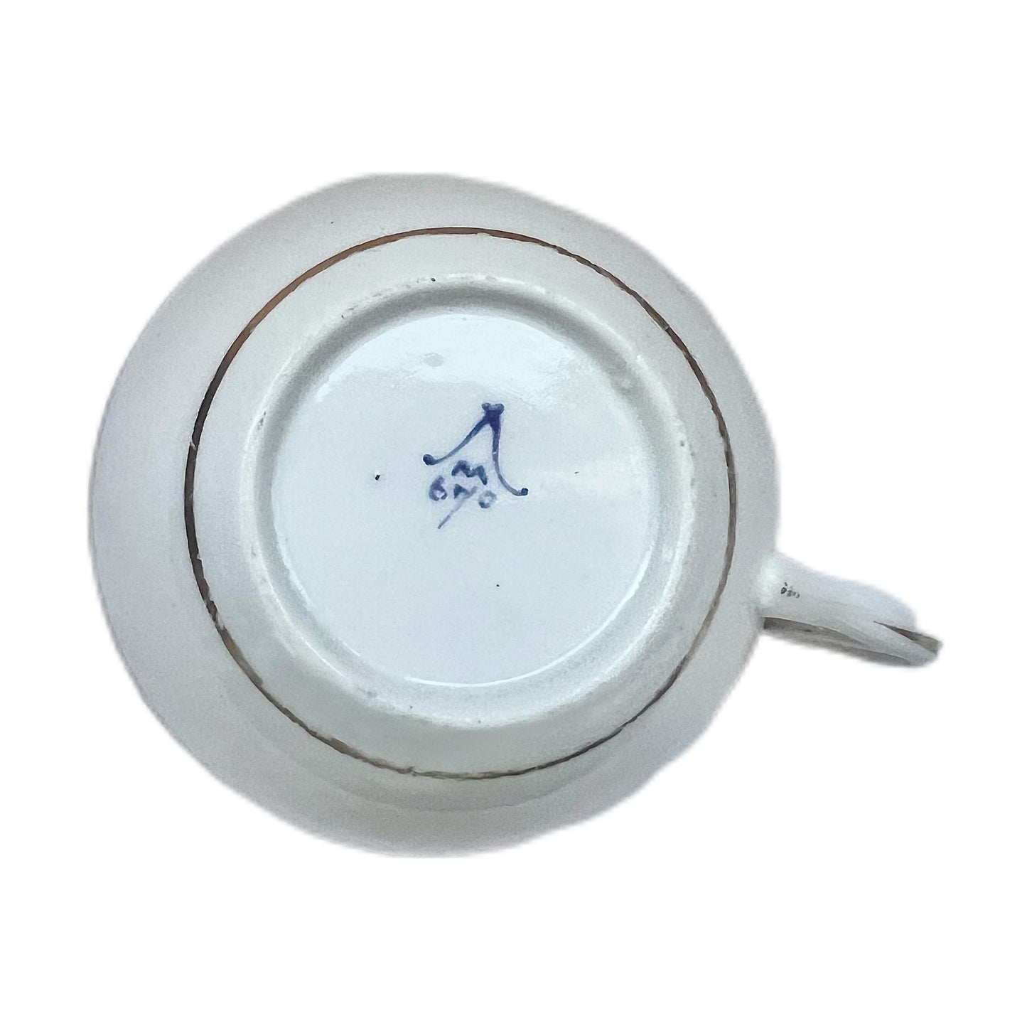 Beautiful Regency period Minton hard paste porcelain Bute shaped teacup w
