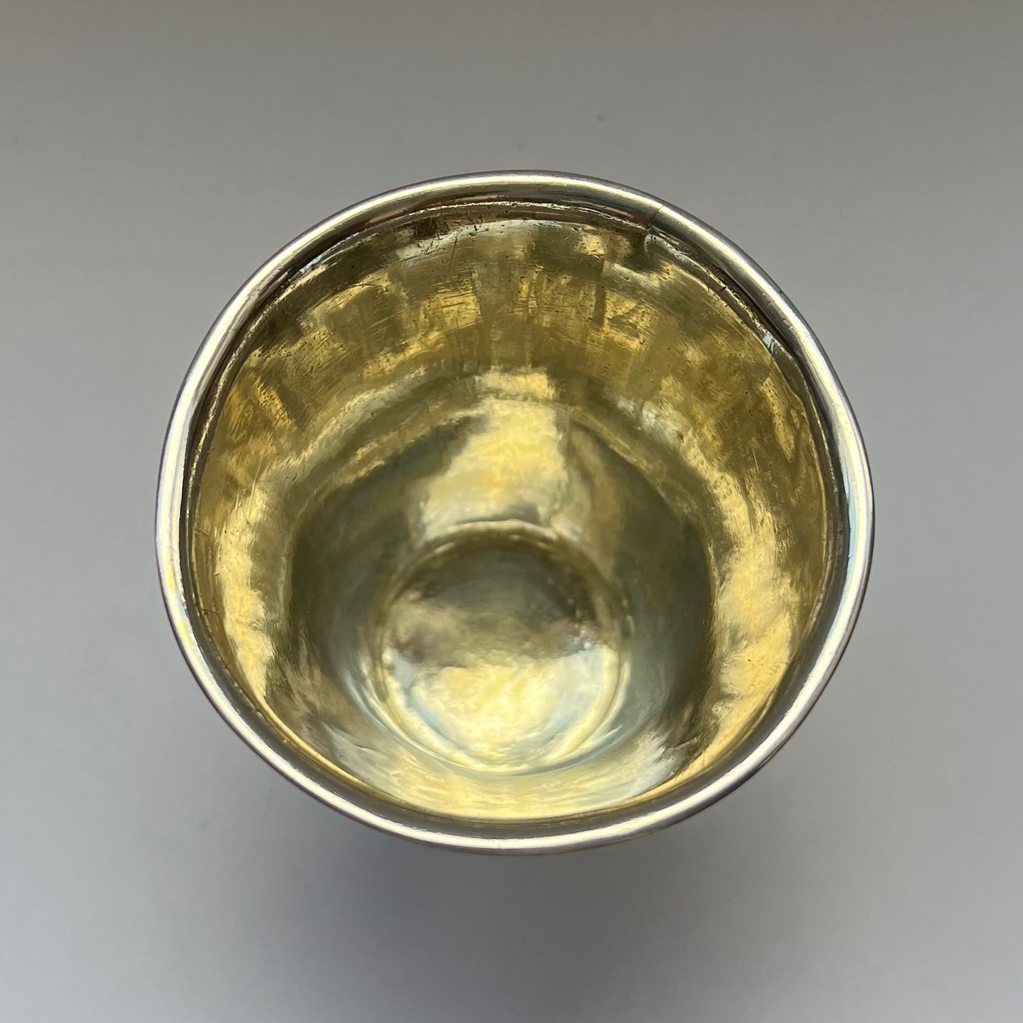 Late 18th century Swedish .830 silver beaker with later inscription, with marks attributed to Uppsala, 1792