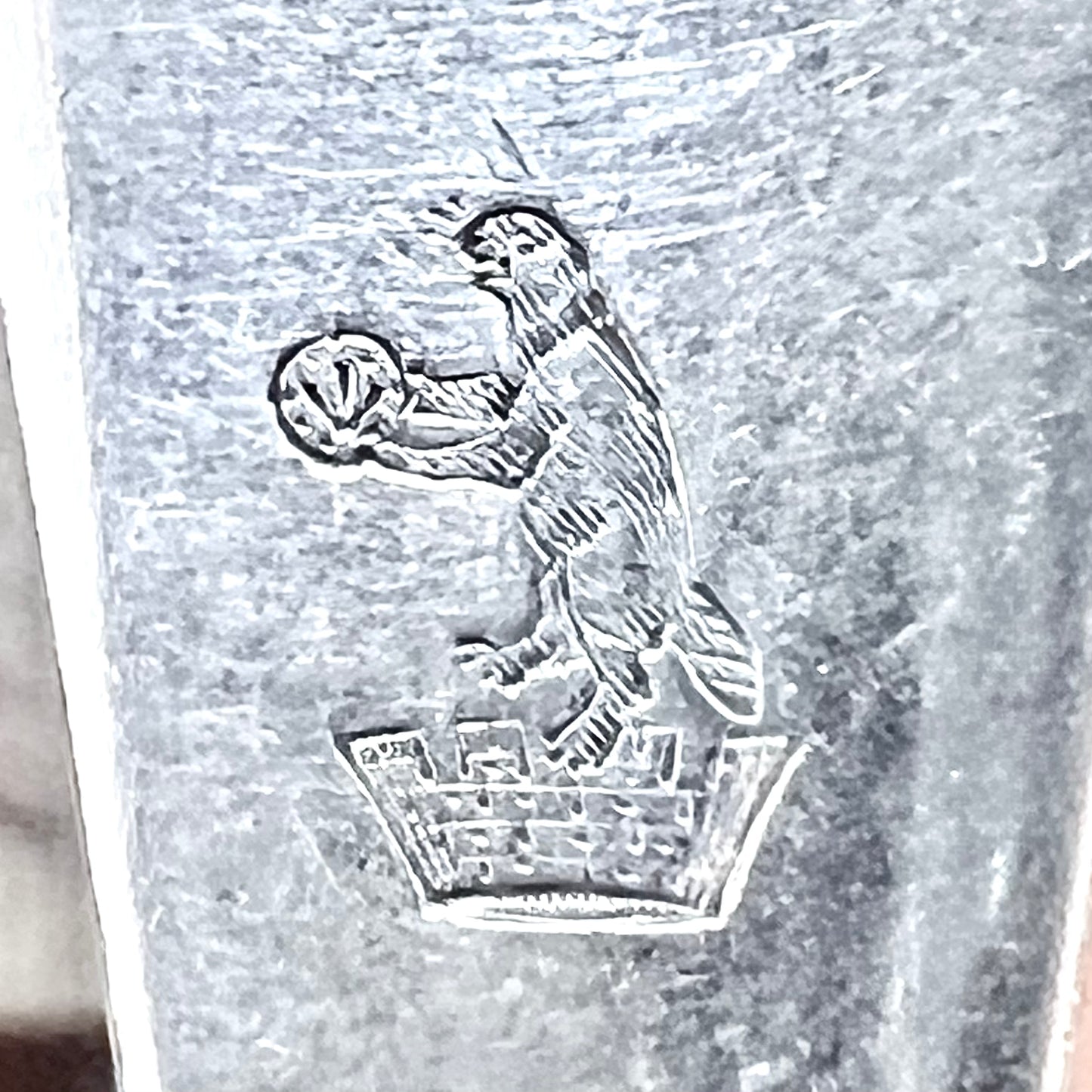 Juego de 5 tenedores de entrada de plata esterlina victorianos, Londres, 1850, Chawner & Co. Escudo de la familia Beveridge.