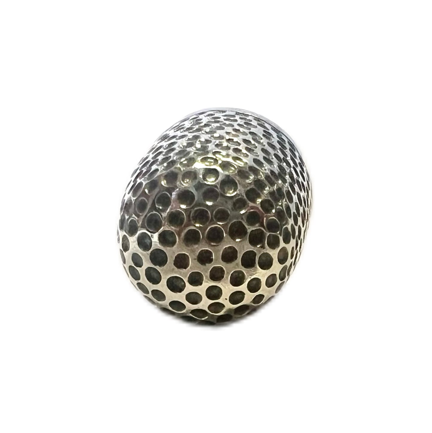 Antique Chinese export silver thimble