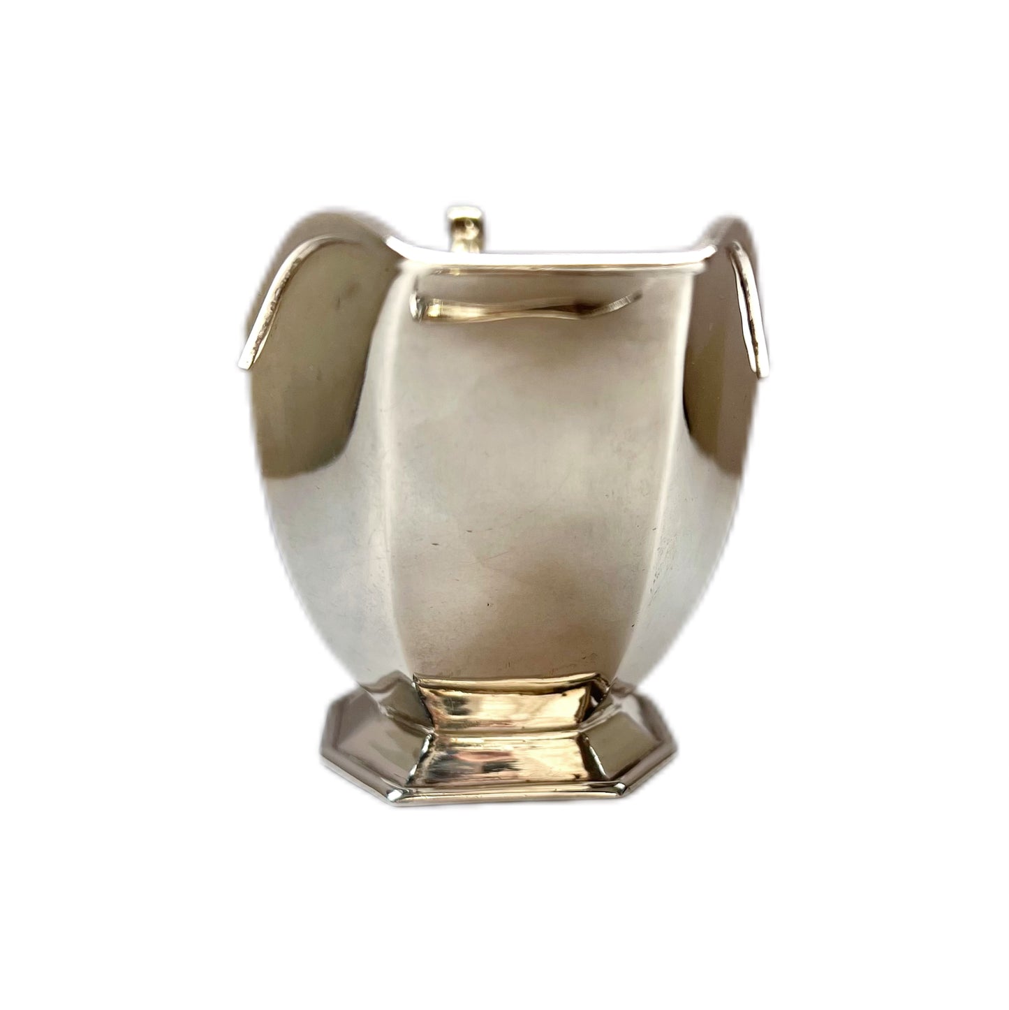 Near antique George Vi Art Deco sterling silver gravy boat, 1937, London, Josiah Williams & Co