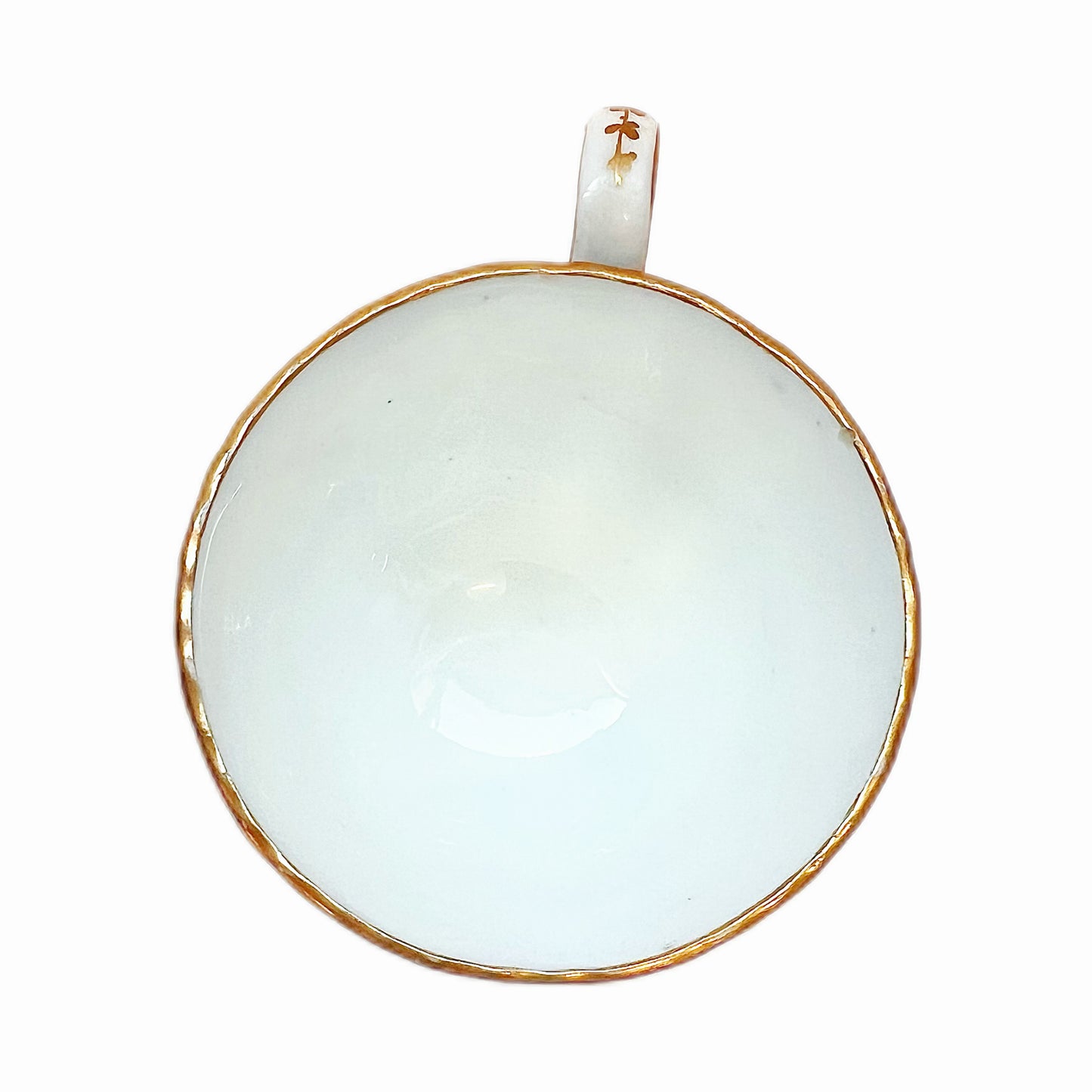Early 19th century Minton Bute spiral shaped teacup with matching saucer
