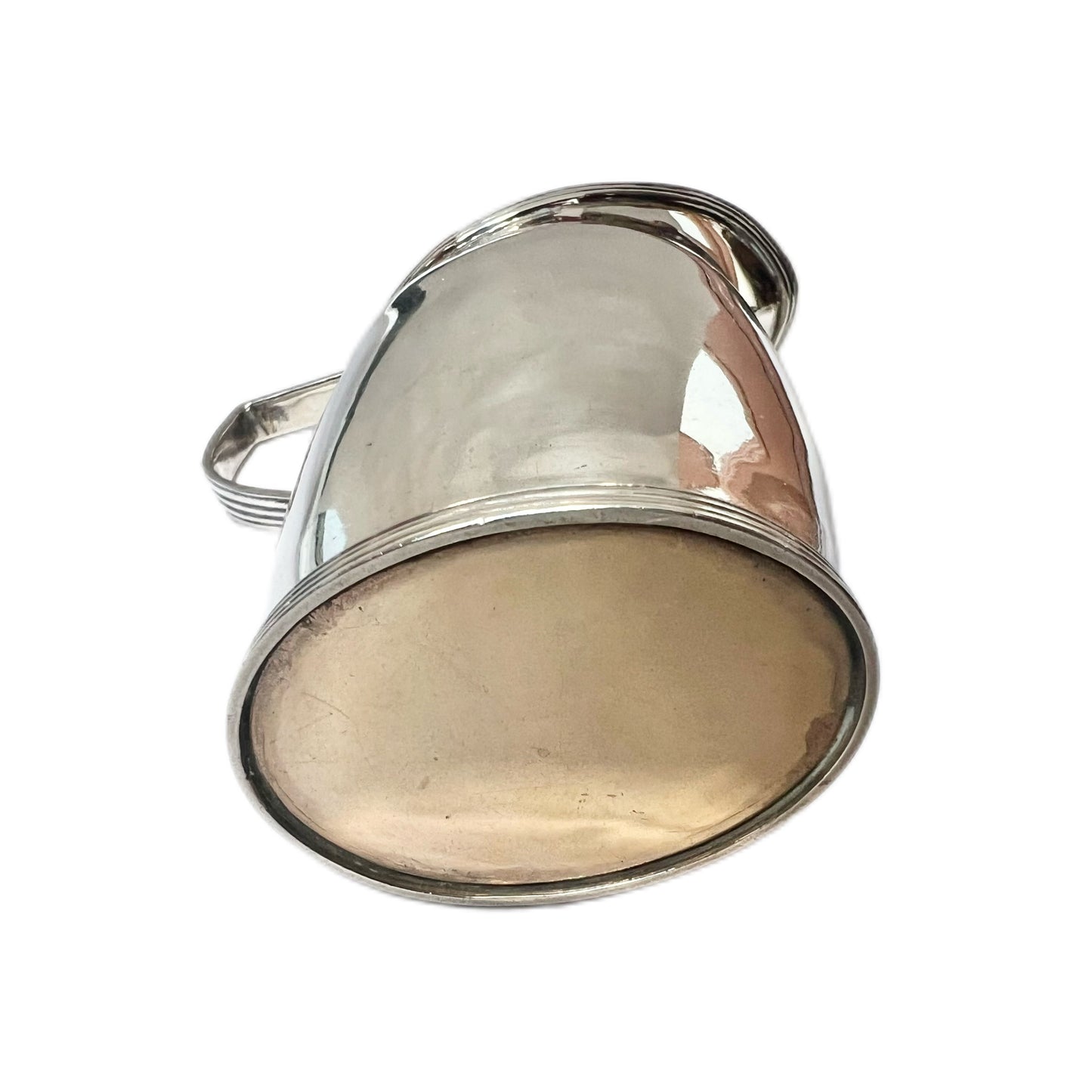 Antique Edward VII sterling silver creamer jug