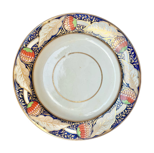 Minton First Period plate with paisley inspired pattern
