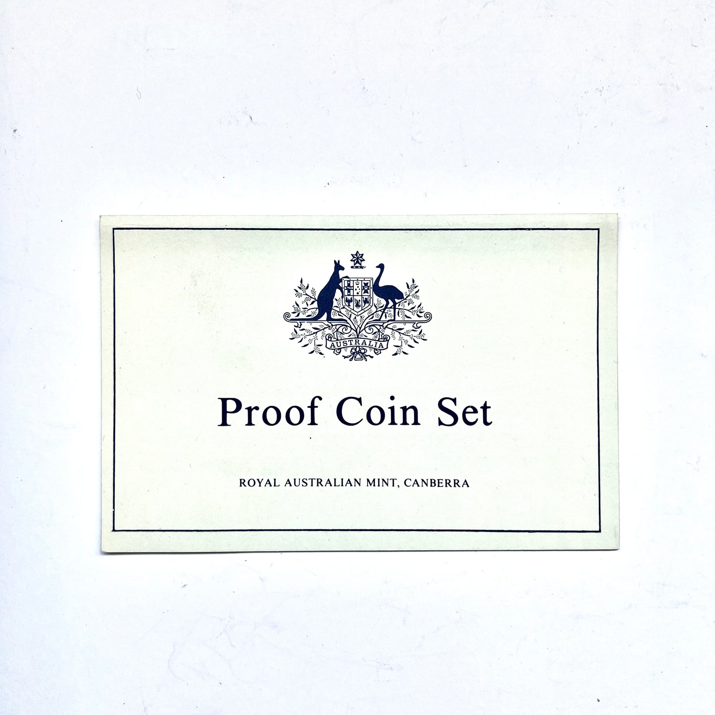 Juego de monedas de prueba australianas de 1985, emitidas por la Real Casa de la Moneda de Australia.