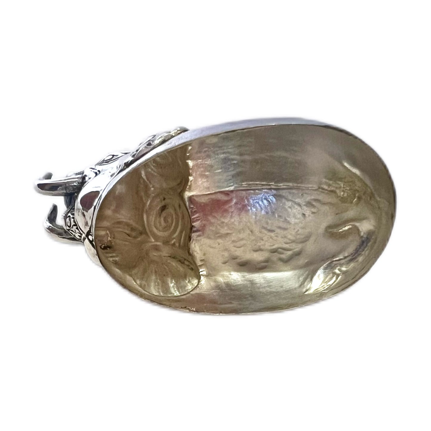 Vintage Cambodian .900 silver elephant trinket box