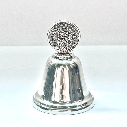 Vintage 20th century Mexico sterling silver dinner bell