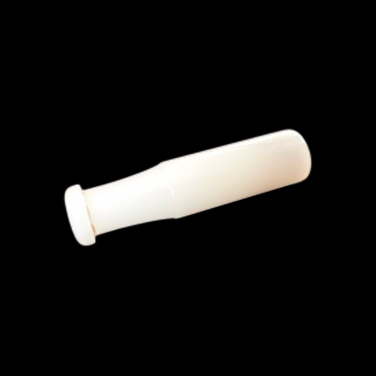 Vintage Chinese white jade cheroot holder