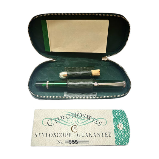 Limited Edition vintage Chronoswiss Styloscope by Pelikan circa 2002, number 559 of 999.