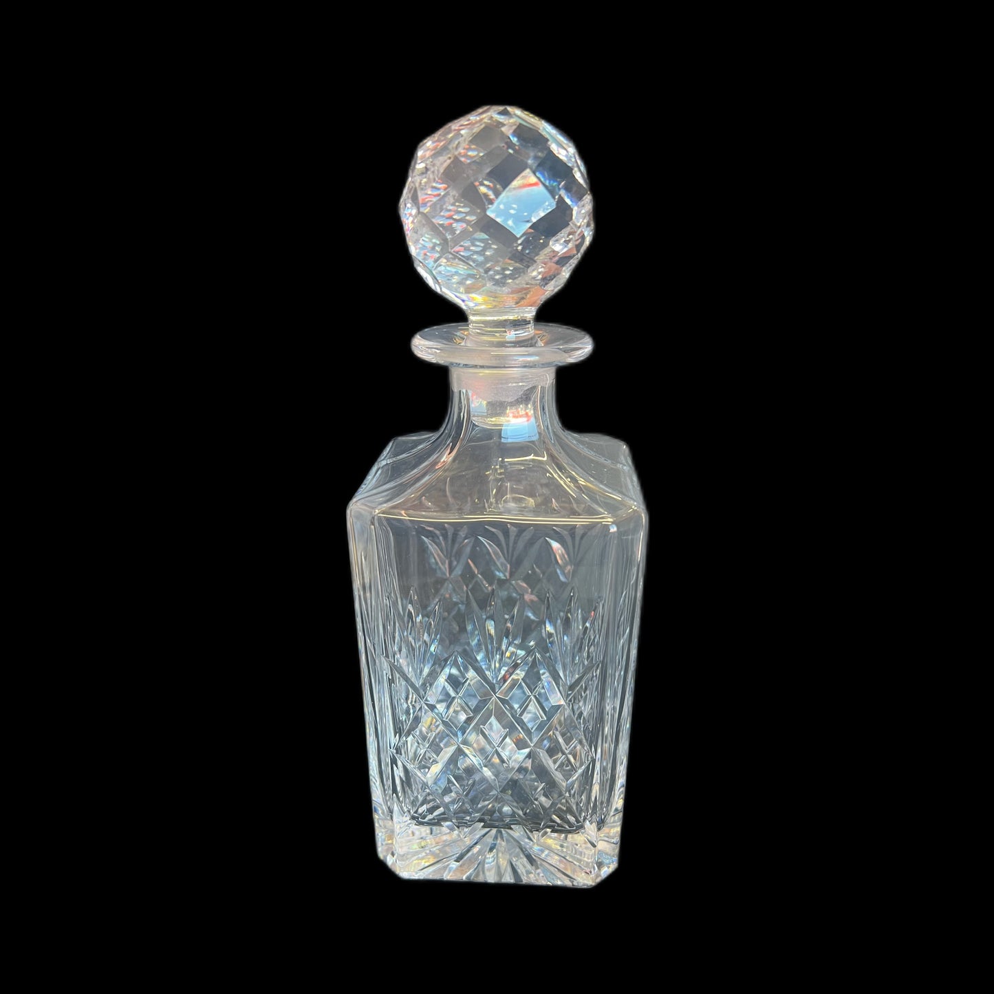 Vintage Mappin & Webb hand-cut crystal decanter