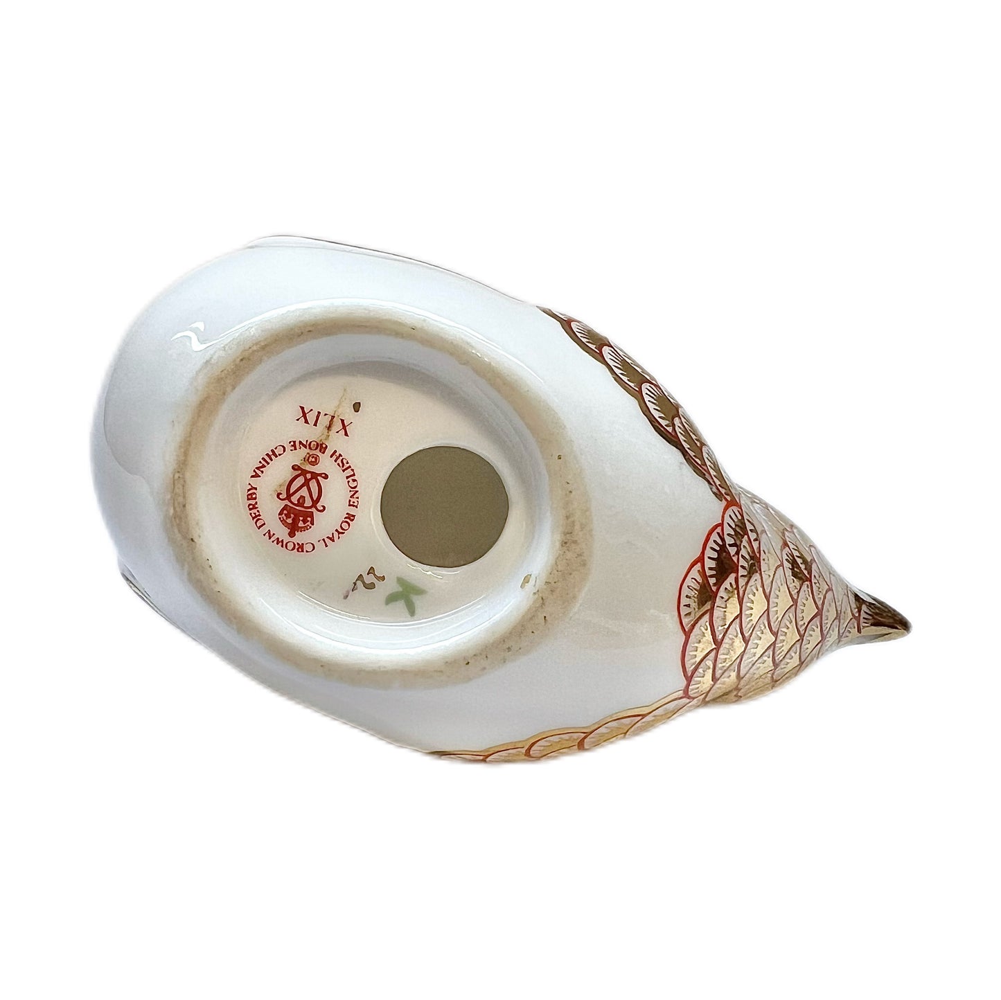 Vintage Royal Crown Derby Wren figurine circa 1986