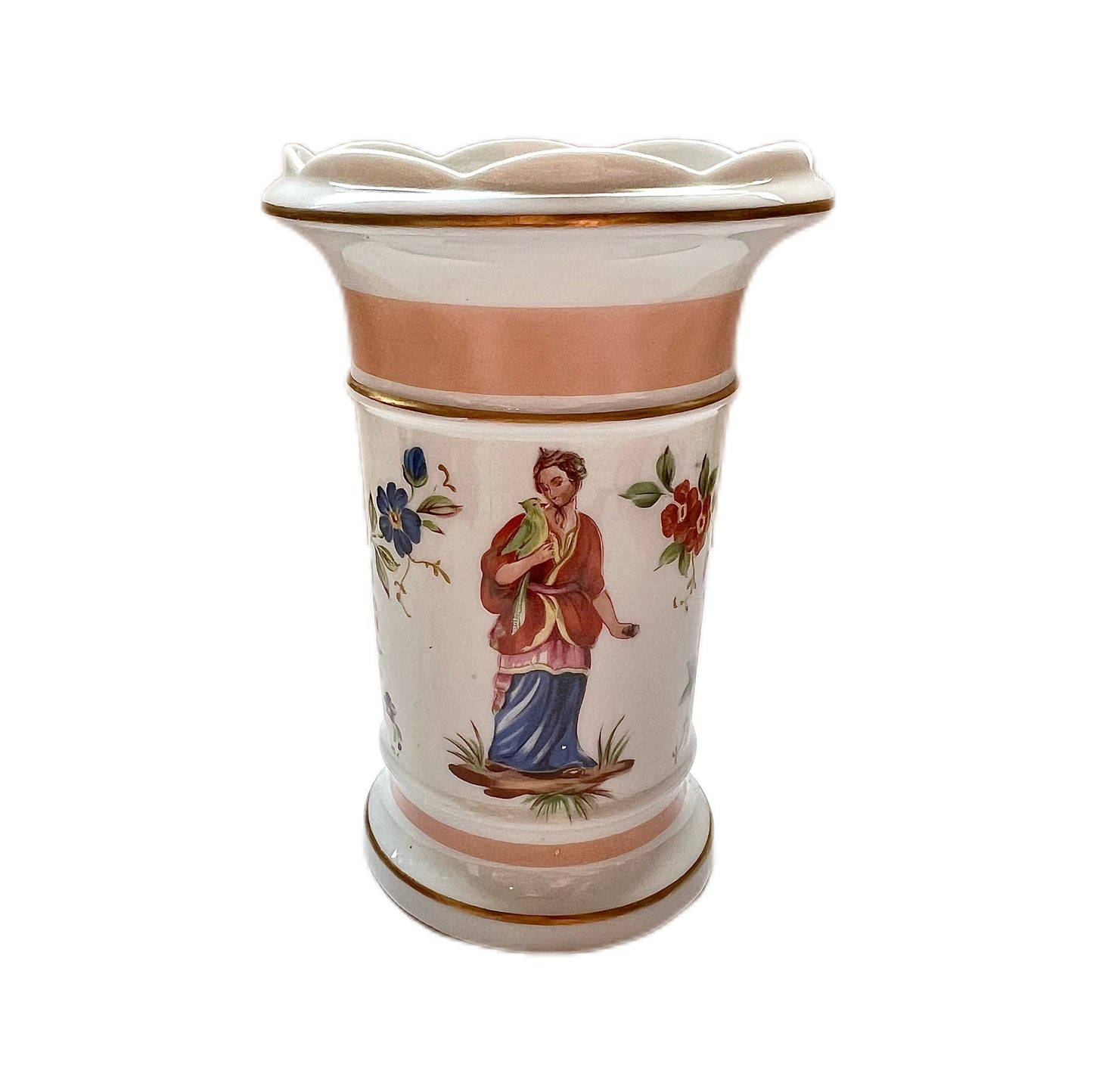Vintage spill vase made by Vista Alegre for Mottahedeh