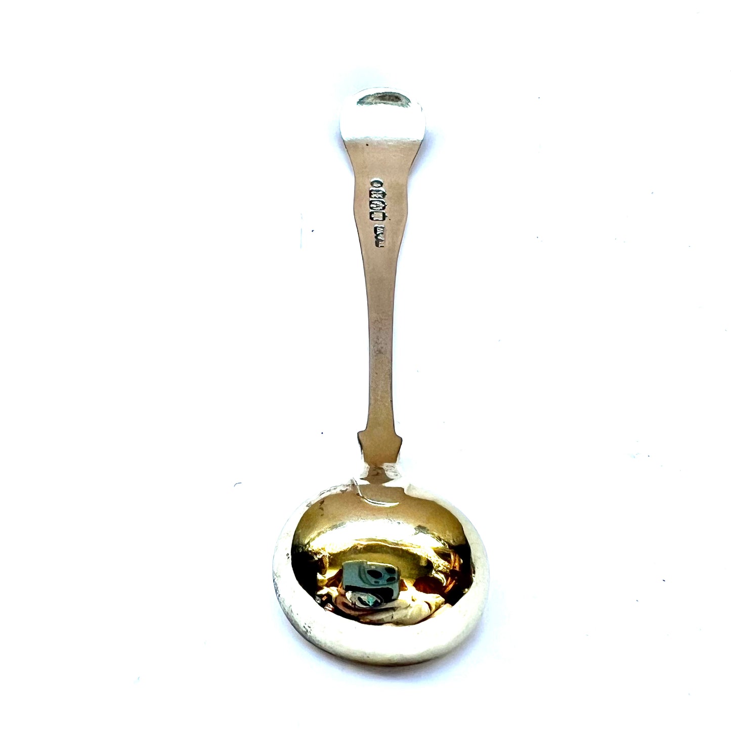 Cuchara para condimentos de plata escocesa de la época victoriana, con marcas de Edimburgo 1848, Robb & Whitlett
