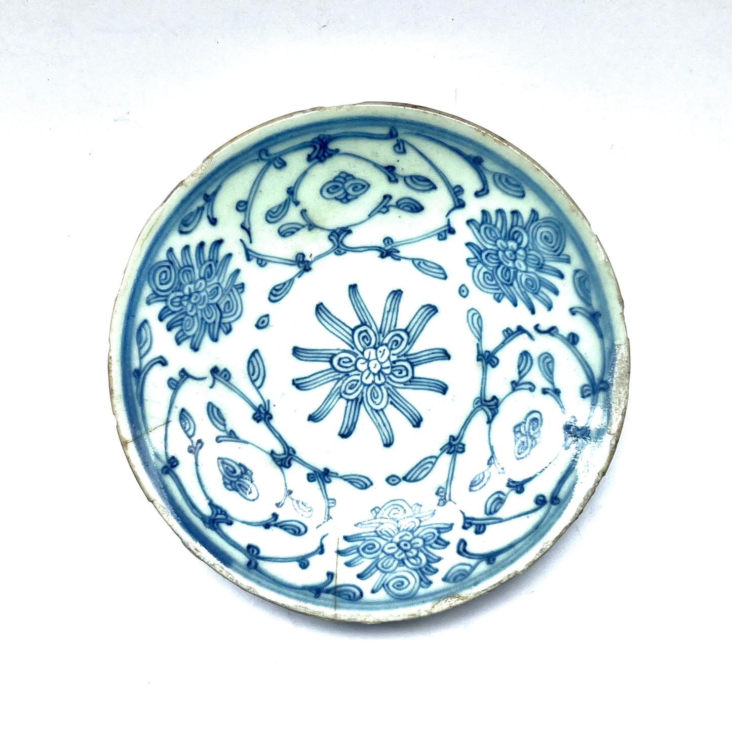 Antique Swatow Plate, Southeast Asian circa 1800s