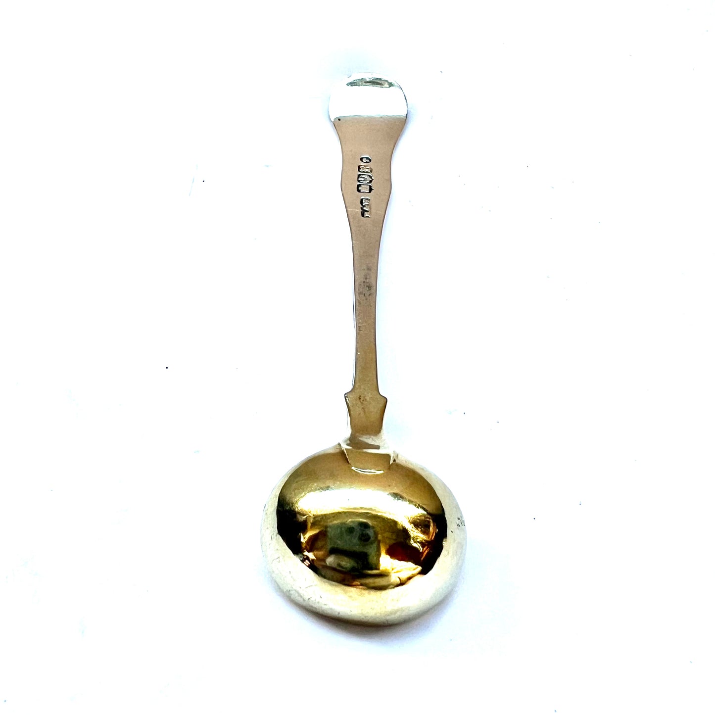 Cuchara para condimentos de plata escocesa de la época victoriana, con marcas de Edimburgo 1848, Robb & Whitlett
