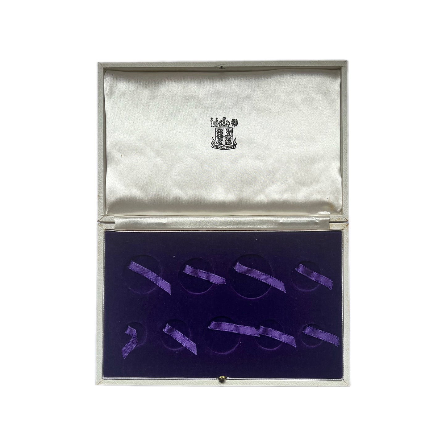 Rare Mauritius 1971 9 Piece Independence Proof coin set in original white leather case