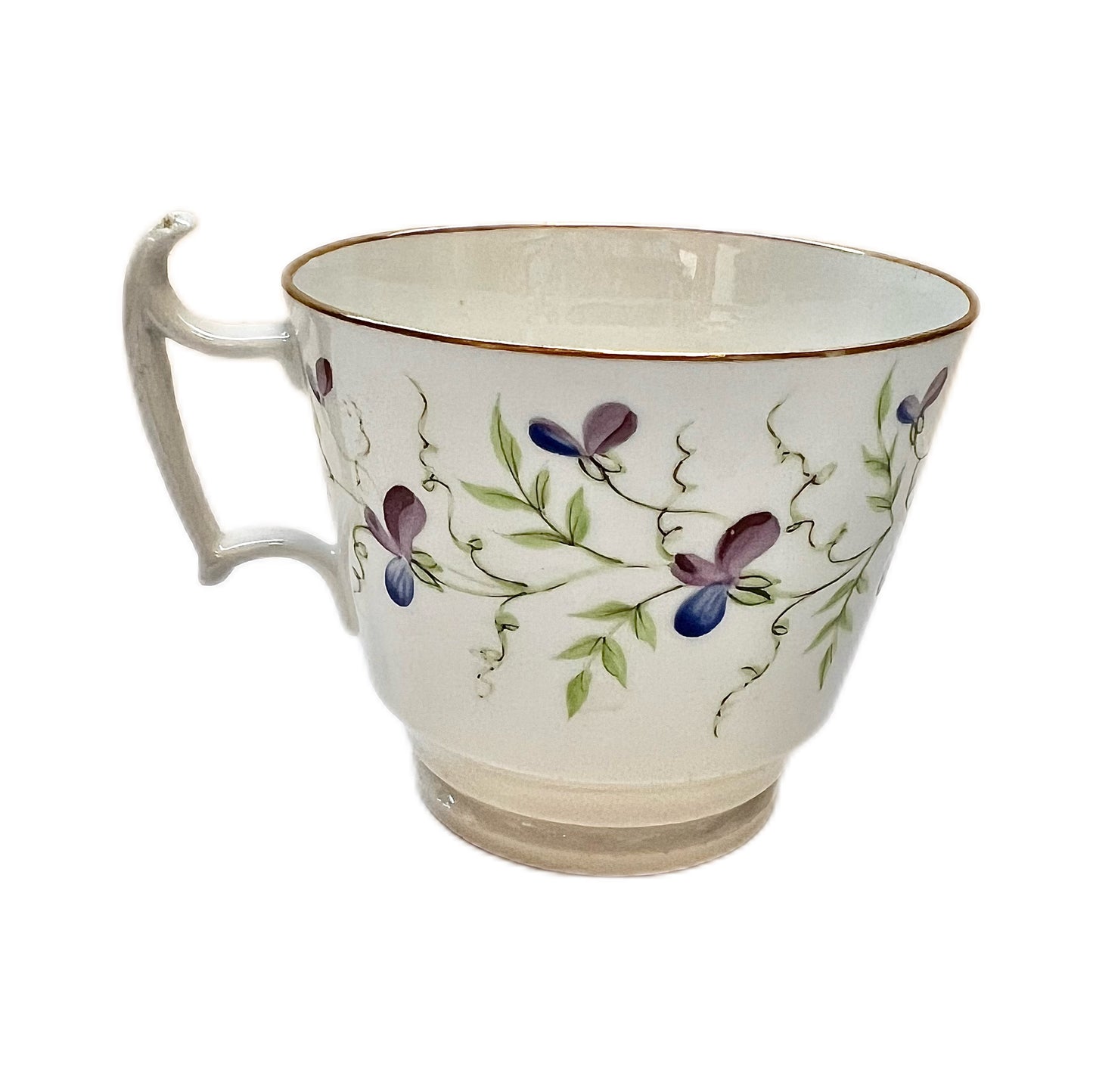 Early 19th English century tea cup and matching saucer circa 1810s-20s