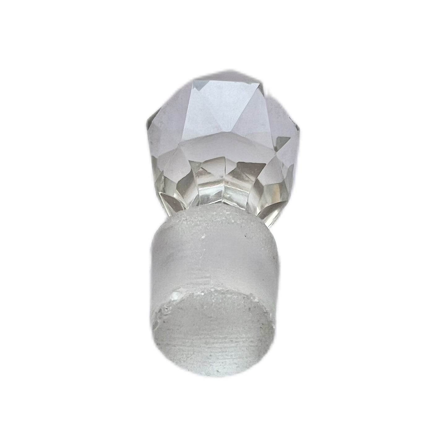 Antiguo frasco de perfume y artículos de tocador de plata esterlina y cristal tallado de la época eduardiana, Londres, 1907