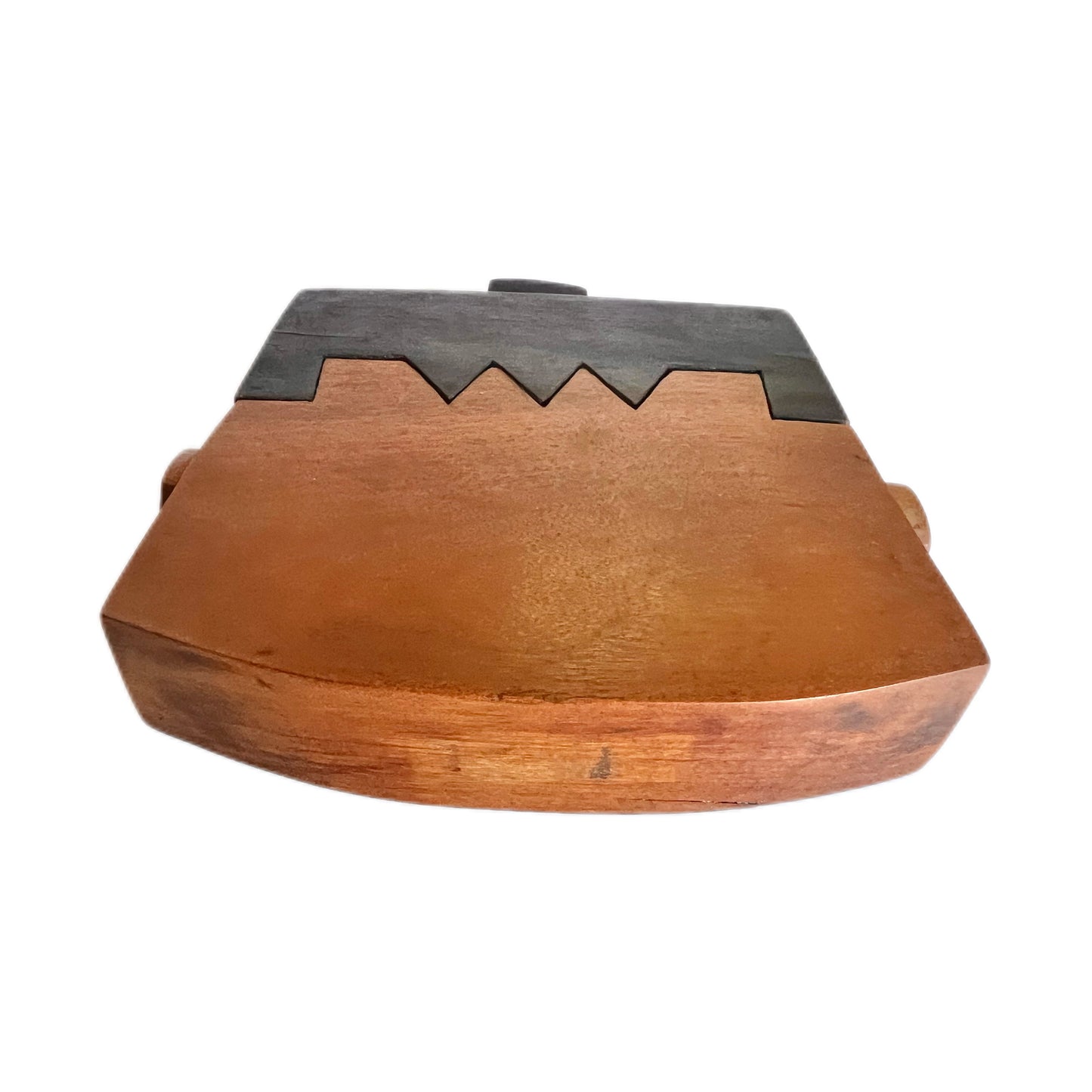 Antique Traditional “Tongal” wooden tobacco or betel lime box, Sumba Island Indonesia