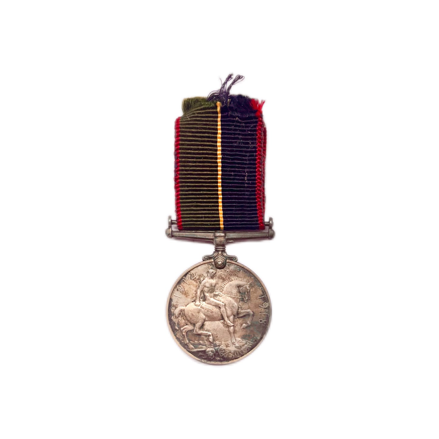Medalla al servicio de la Primera Guerra Mundial británica del cabo interino Douglas Radcliffe Webb