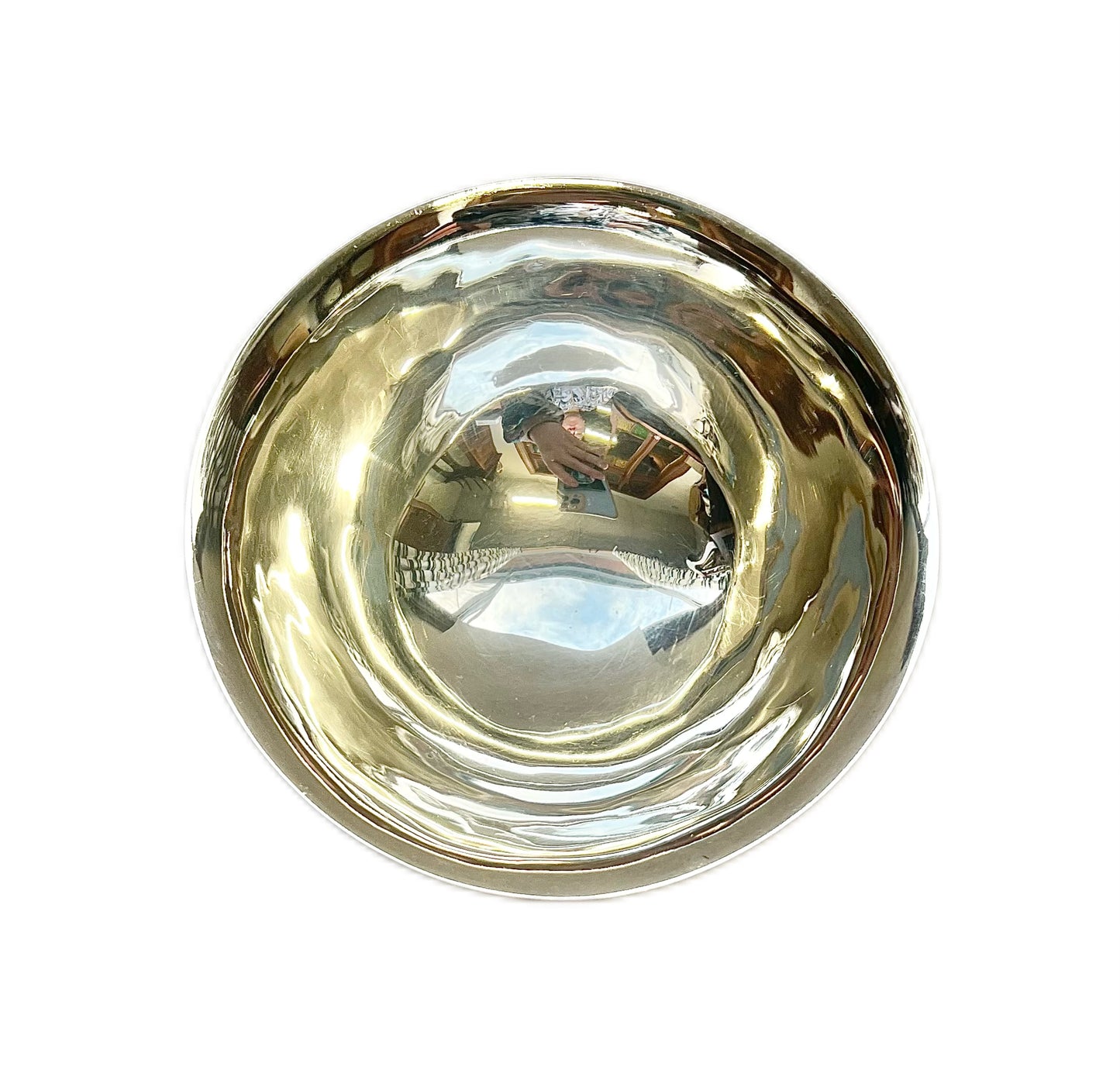 Vintage Chinese export silver sterling dragon and phoenix bowl, Hong Kong
