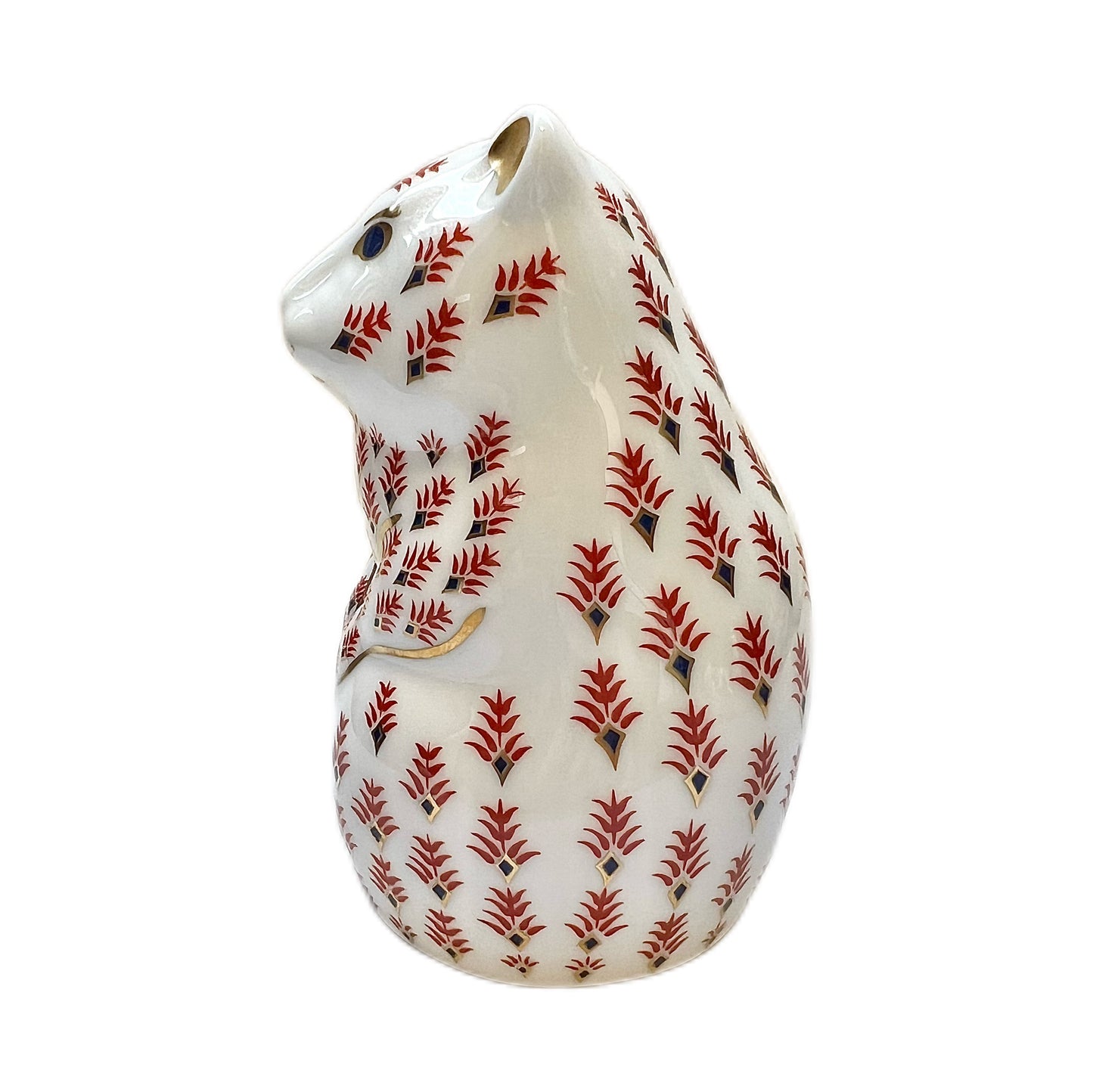 Vintage Royal Crown Derby hamster figurine, 1980s