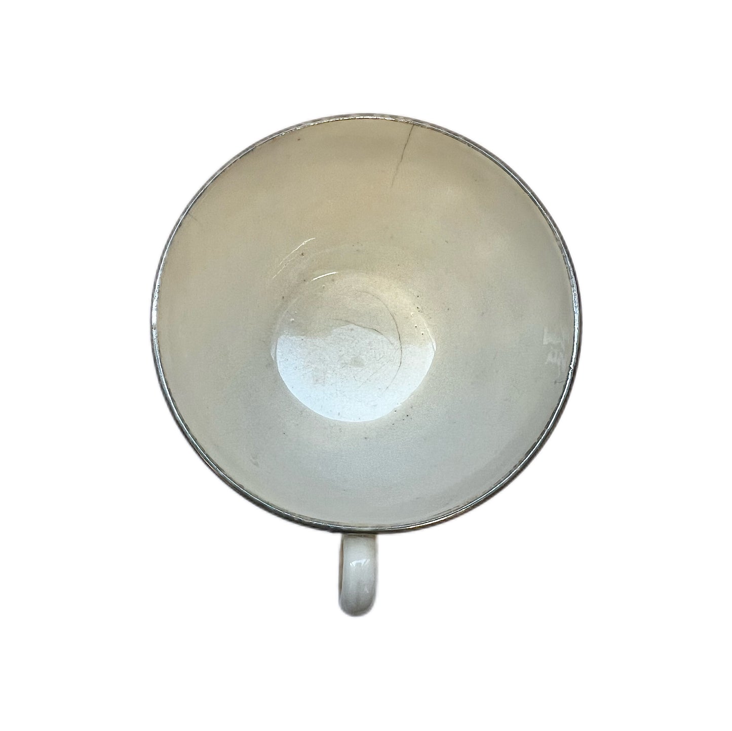 Rare Minton silver lustre Crazy Cow or Bengal Tiger teacup