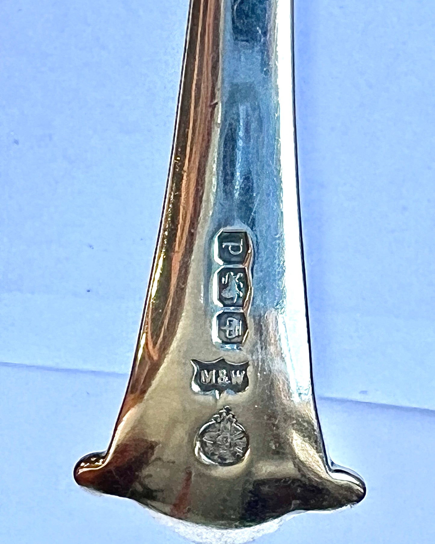 Antiguos servidores de pescado de plata esterlina de Jorge V, con marcas de Mappin & Webb, Sheffield, 1921