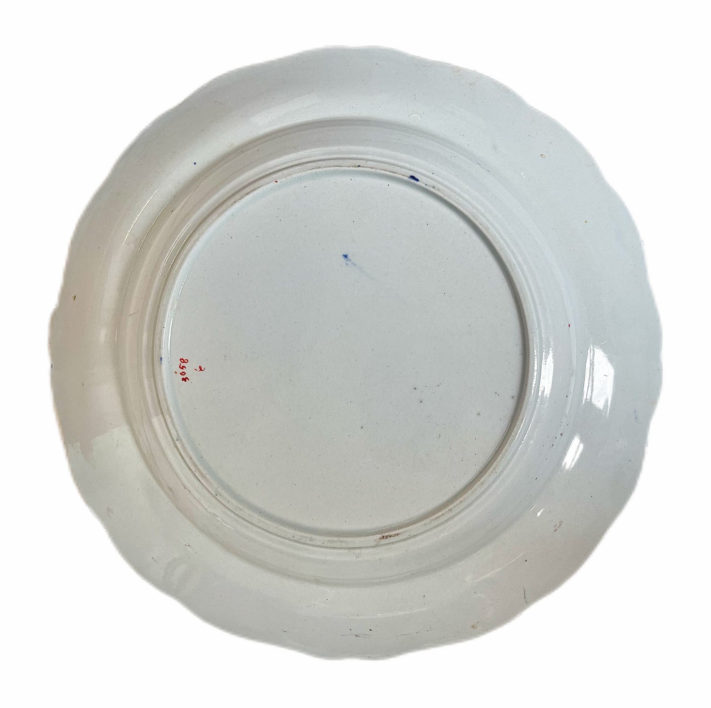 Early 19th century English ironstone soup plate